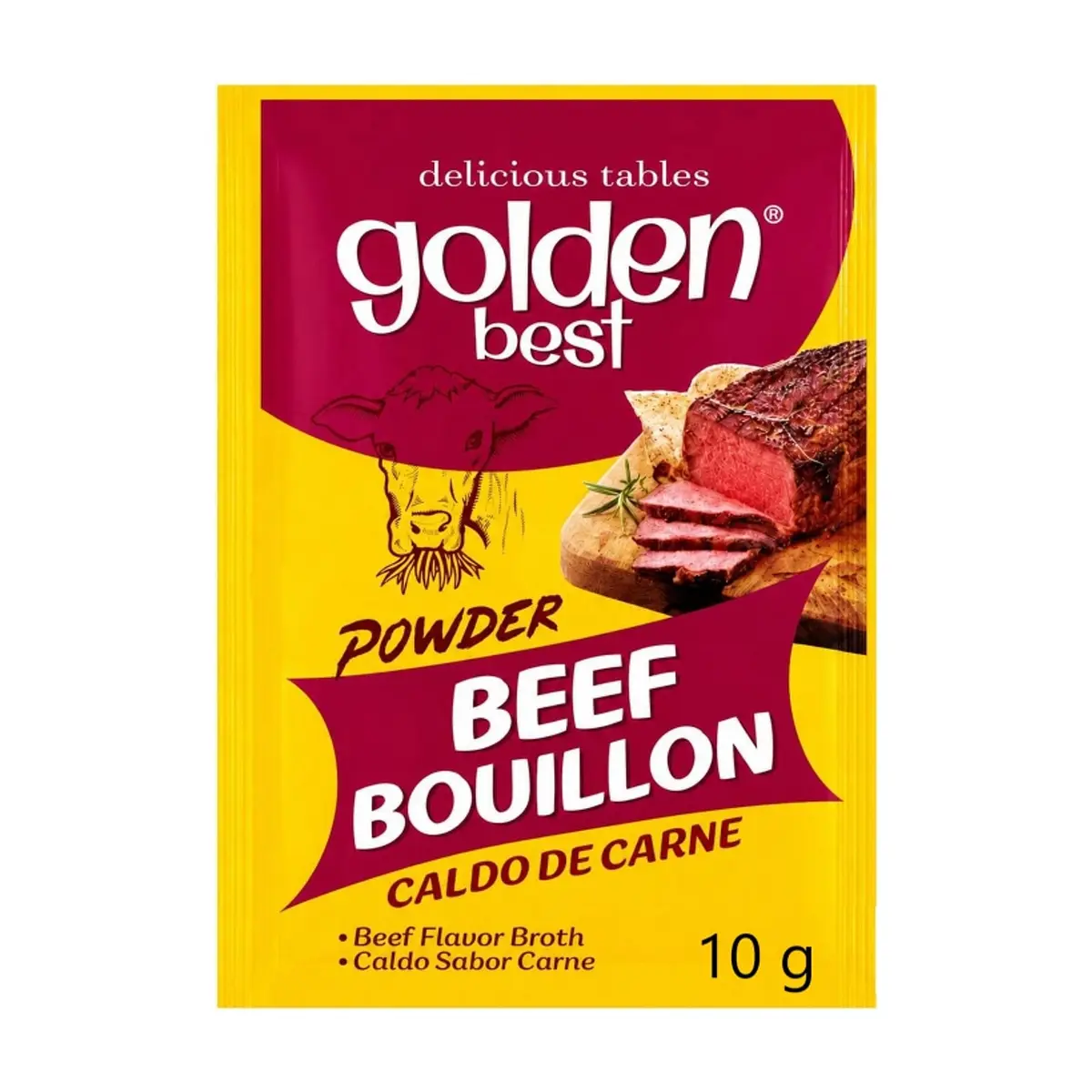 Caldo de carne Golden Best (10 g / 0.35 oz)