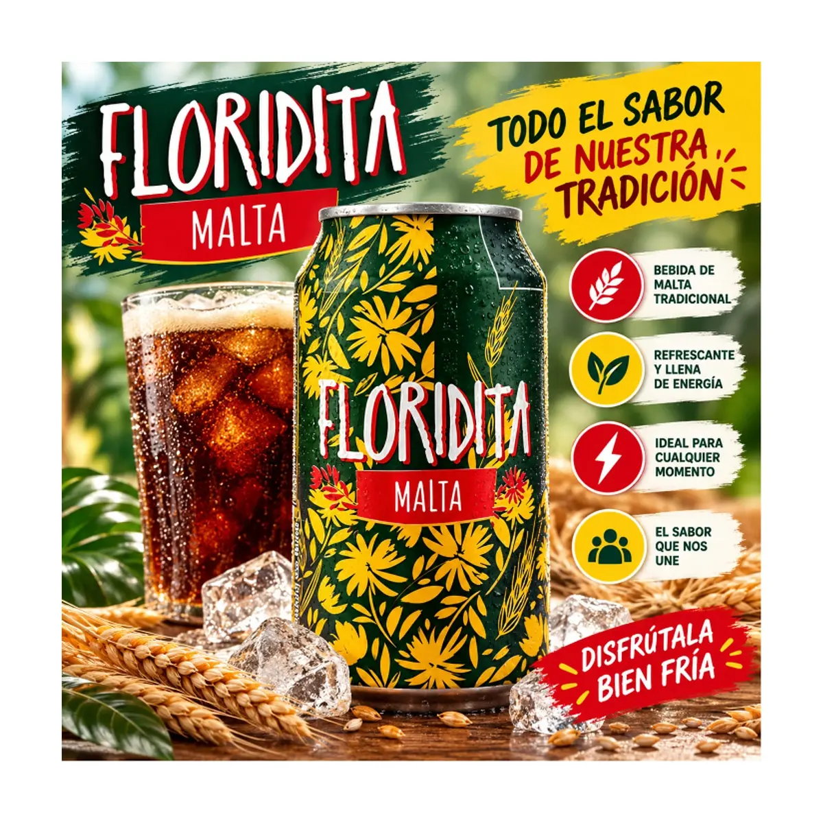 Malta Floridita (12 x 330 ml) - Thumbnail 4