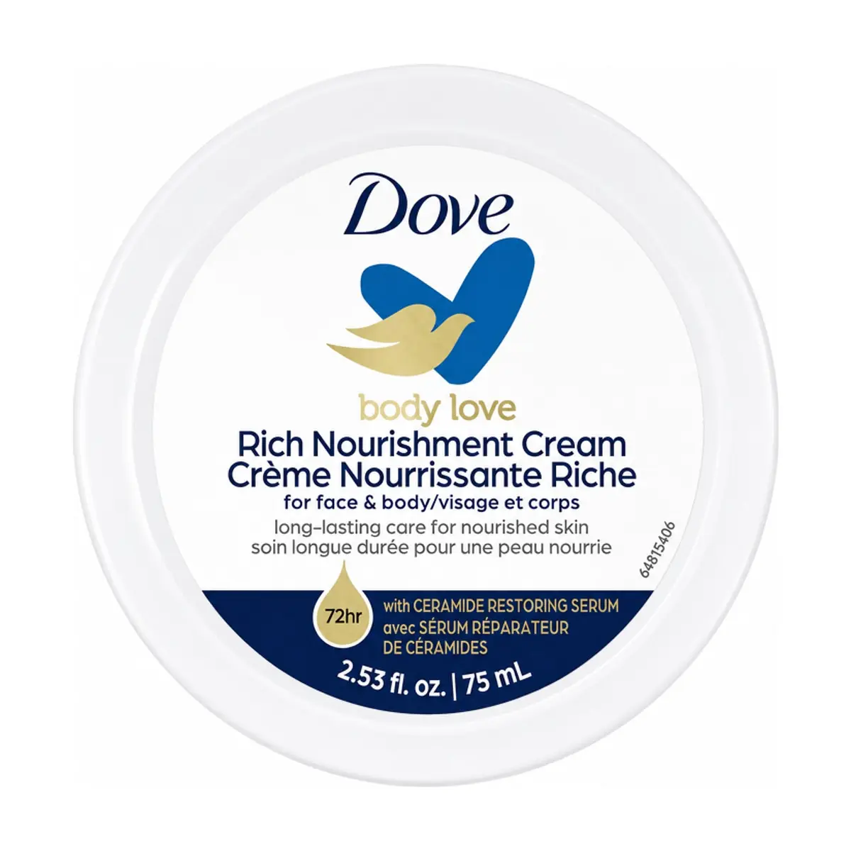 Crema facial y corporal nutritiva intensiva Dove (75 ml / 2.53 fl oz) - Miniatura 1