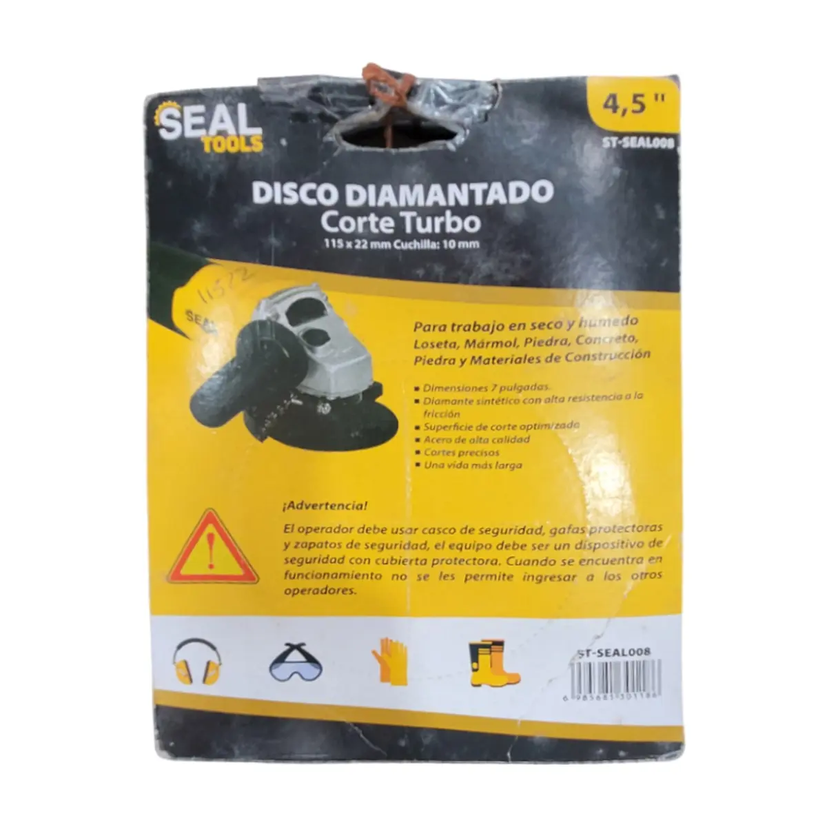 Disco de corte diamantado de 115 mm Seal Tools - Thumbnail 3