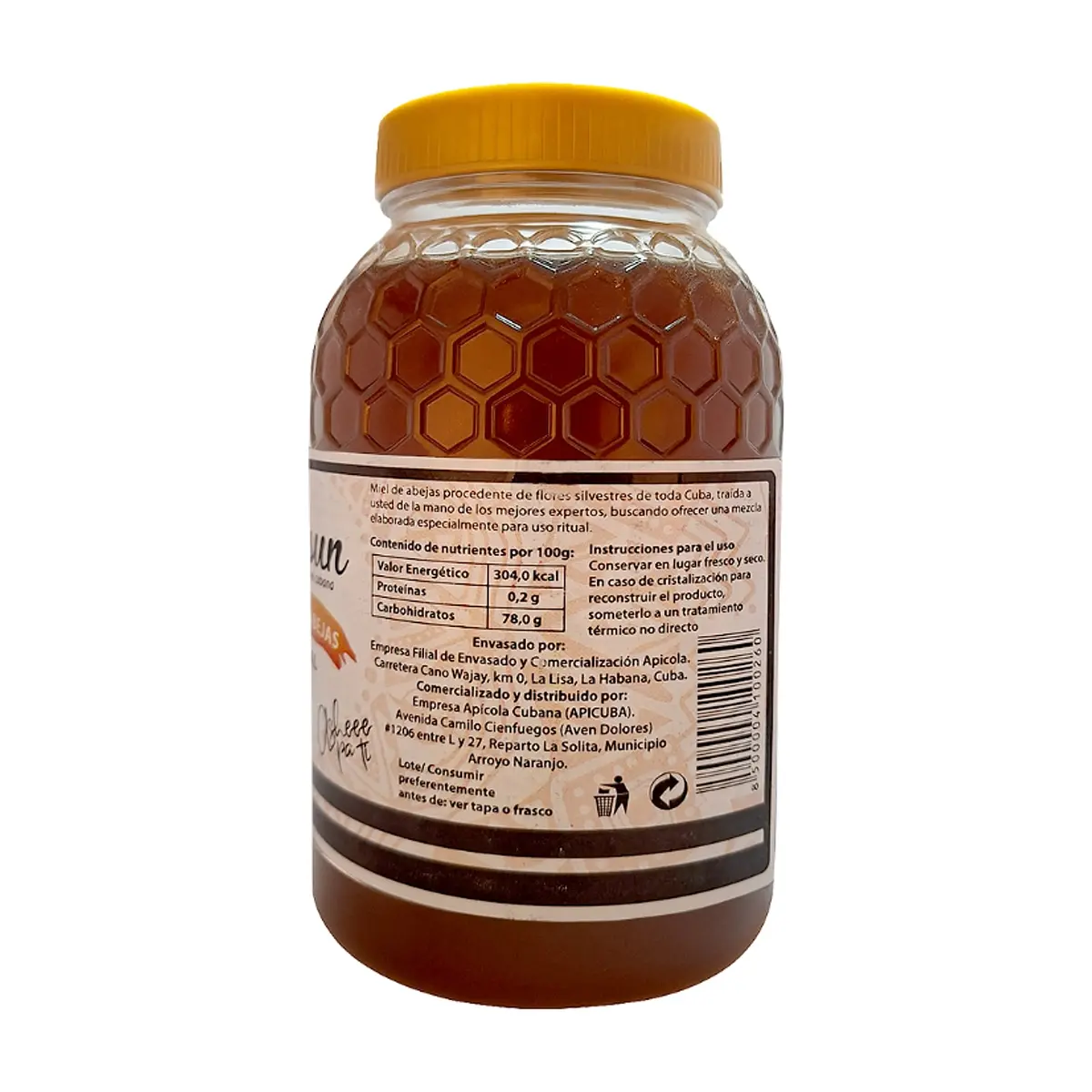 Miel de abejas polifloral 100% natural Apisun (1 kg / 2.2 lb) - Thumbnail 2
