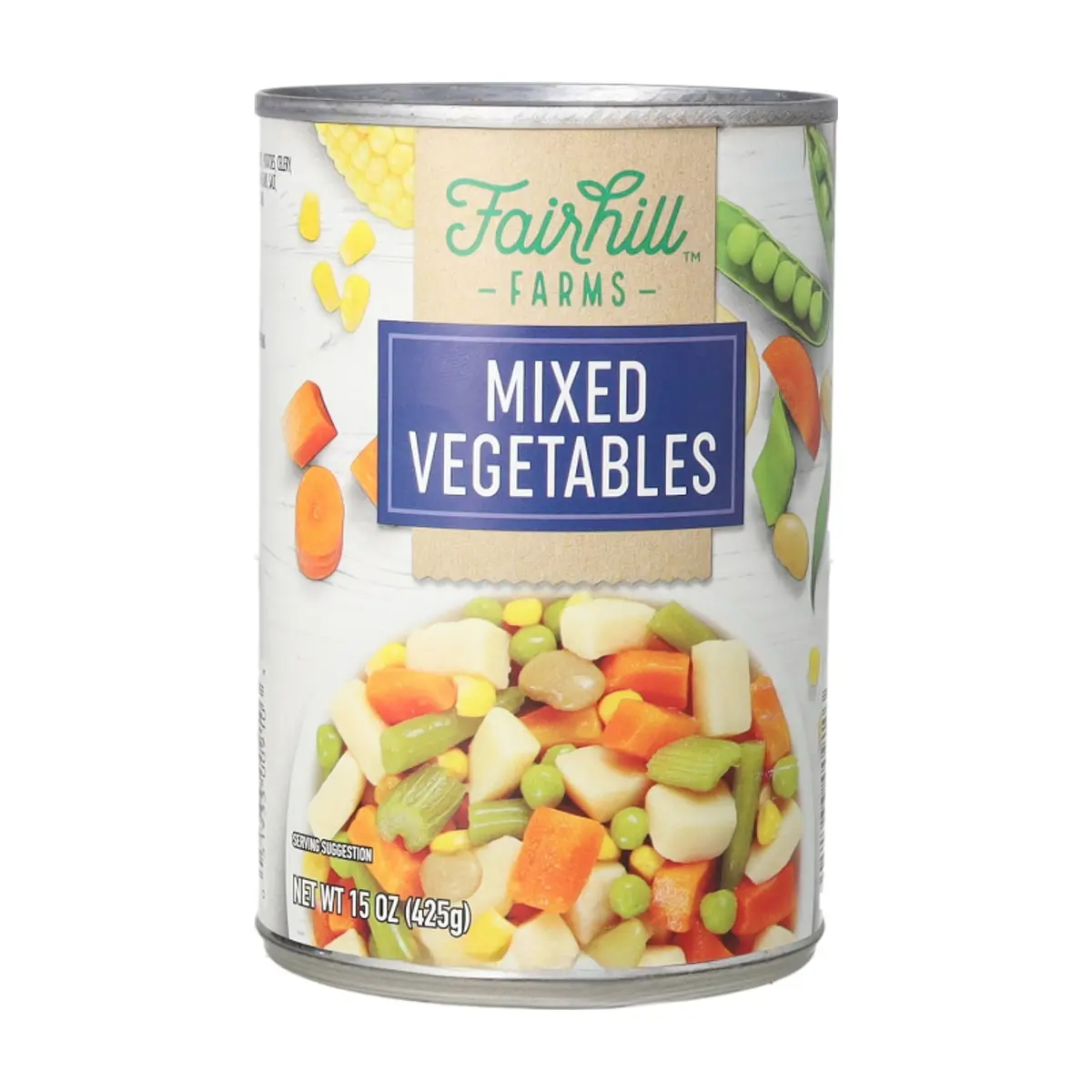 Vegetales mixtos Fairhill Farms (425 g / 15 oz) - Miniatura 1