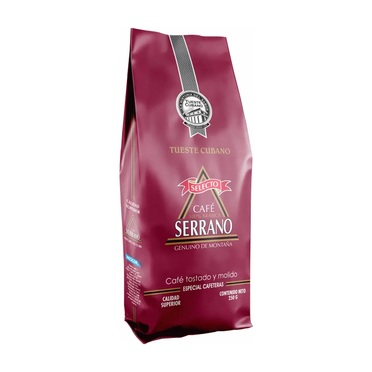 Café tostado y molido Serrano (250 g / 8.8 oz)