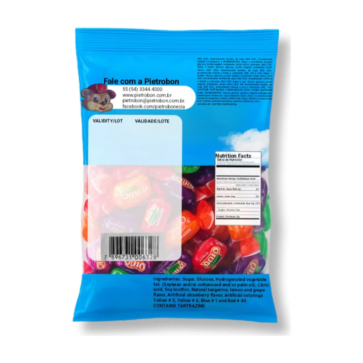 Caramelos suaves surtido de frutas Pietrobon (300 g / 10.58 oz) - Thumbnail 2