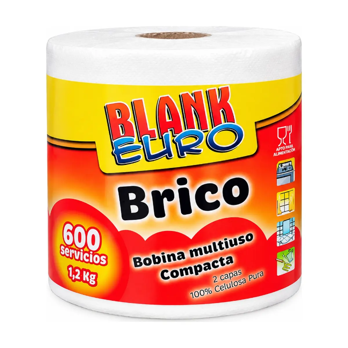 Bobina multiuso compacta Blank Euro Brico 2 capas (1 U)