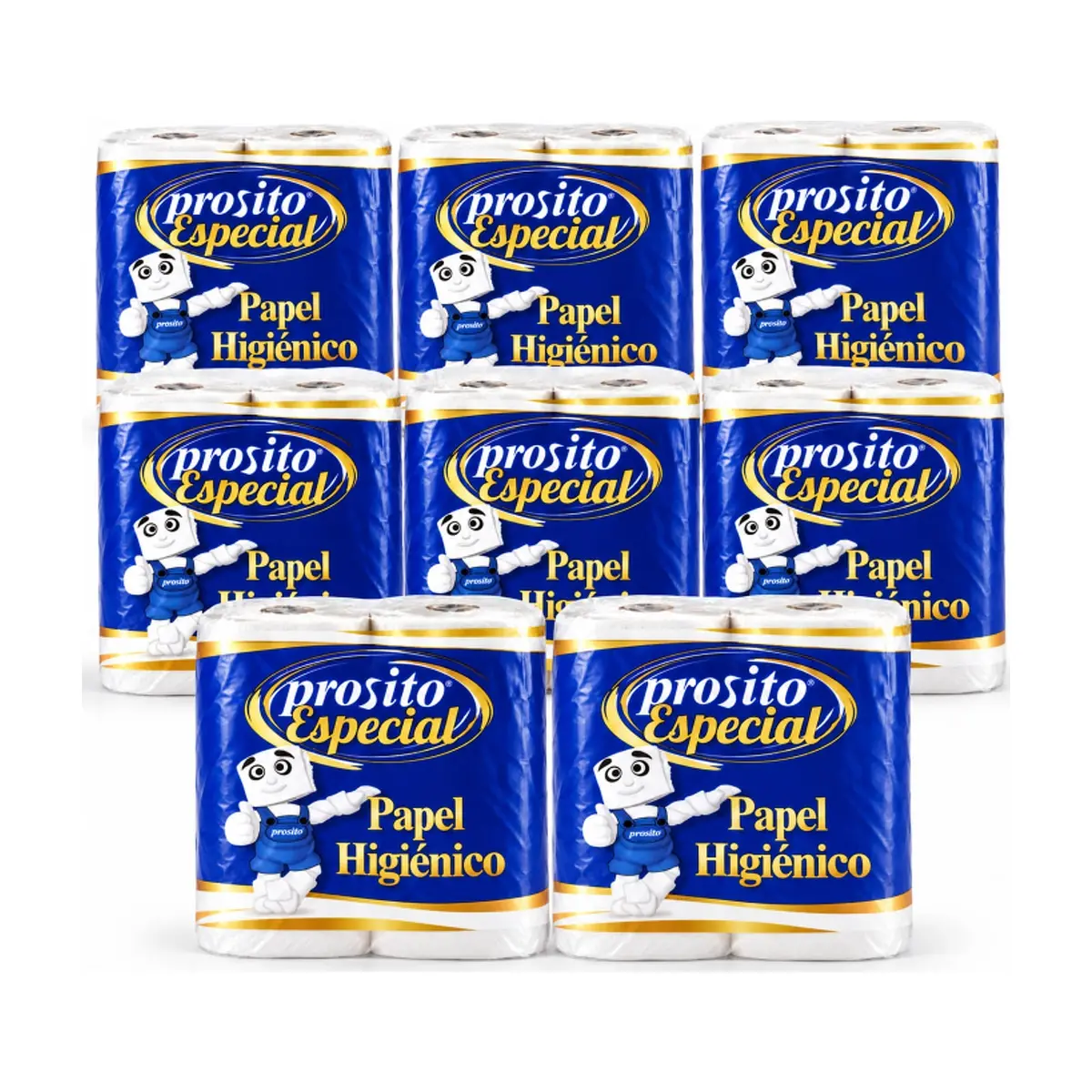 Papel higiénico especial Prosito (8 x 4 U) - Miniatura 1