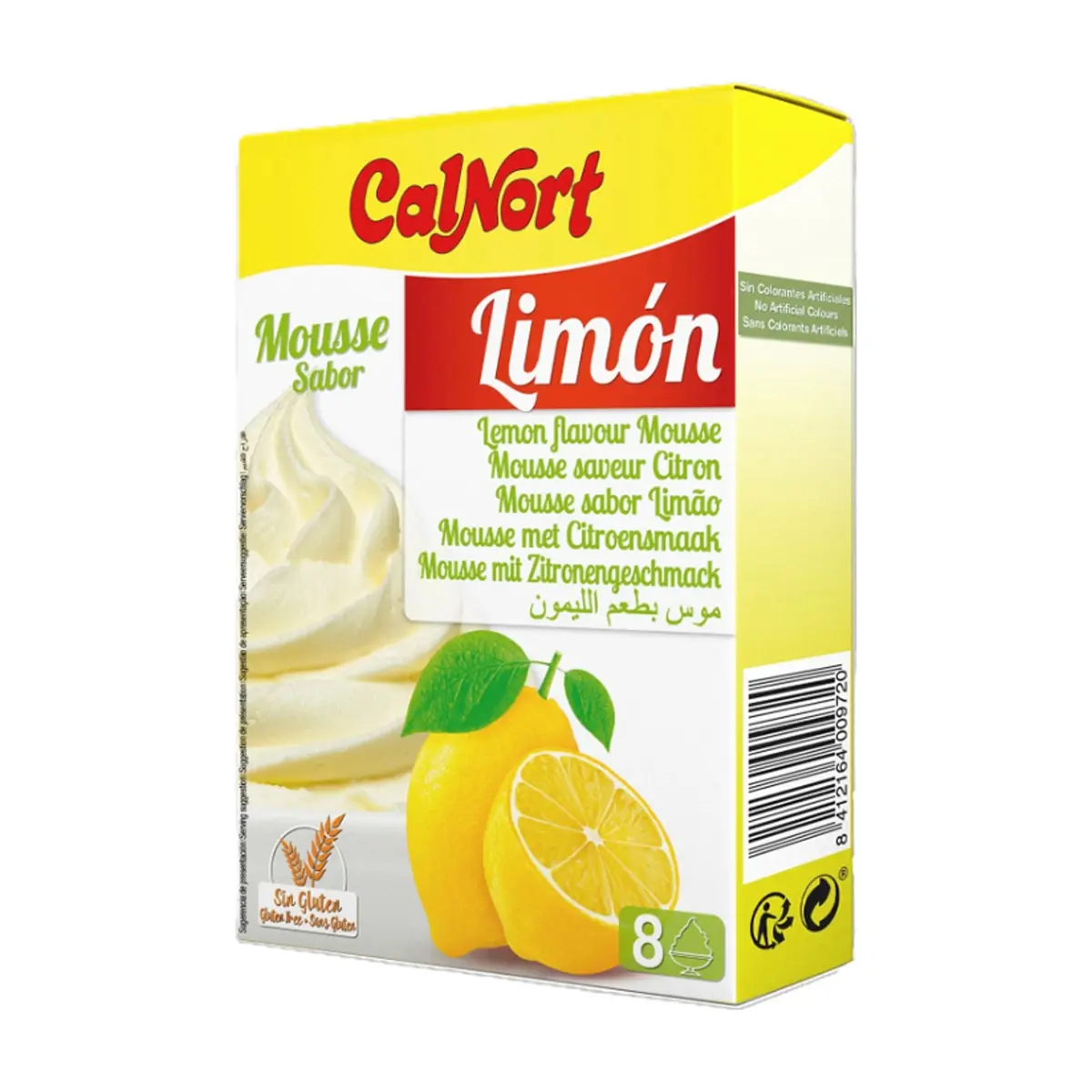 Mousse sabor limón Calnort (130 g / 4.59 oz) - Miniatura 1