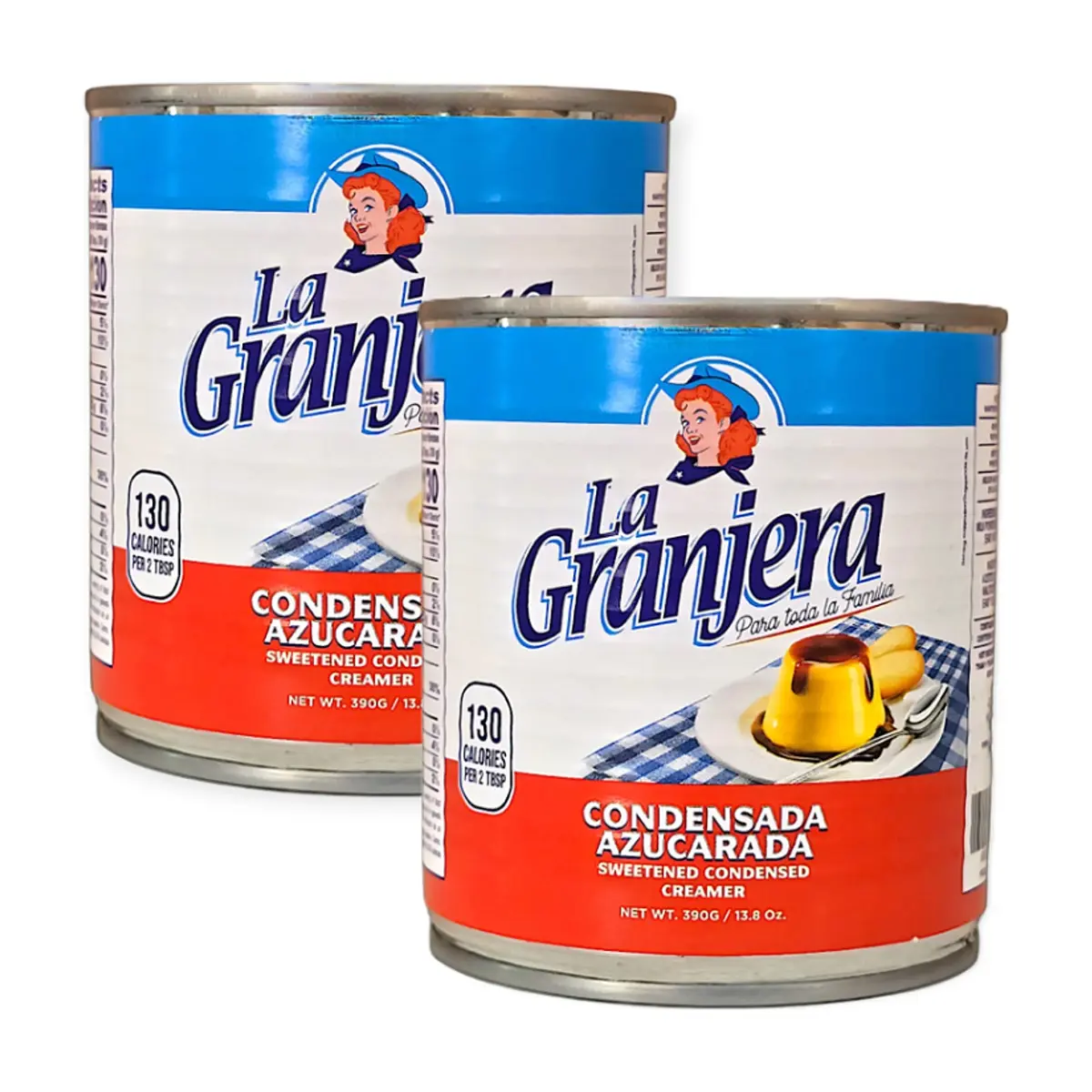 Leche condensada Azucarada (2 x 390 g / 13.8 oz) - Imagen 1