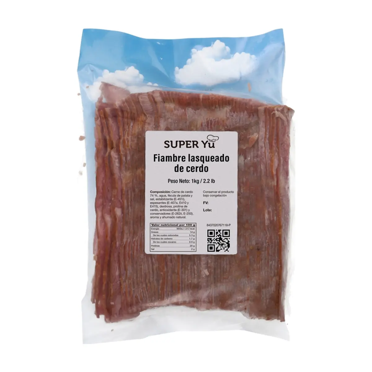 Fiambre lasqueado de cerdo Super Yu (1 kg / 2.2 lb) - Thumbnail 3