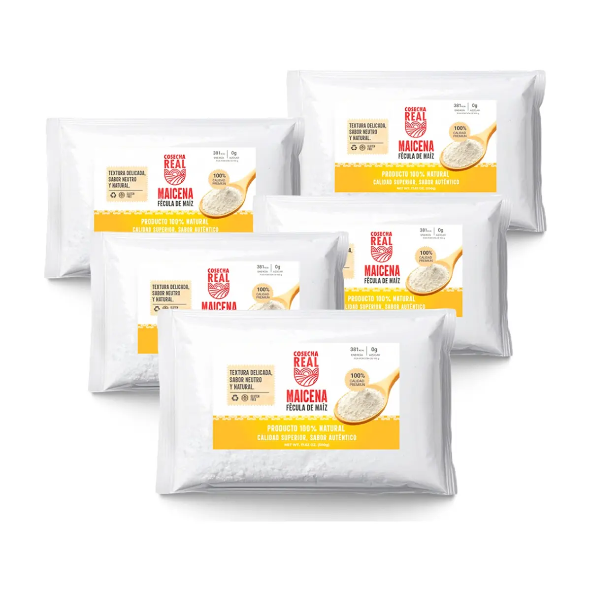 Maicena Cosecha Real (5 x 500 g / 1.1 lb)