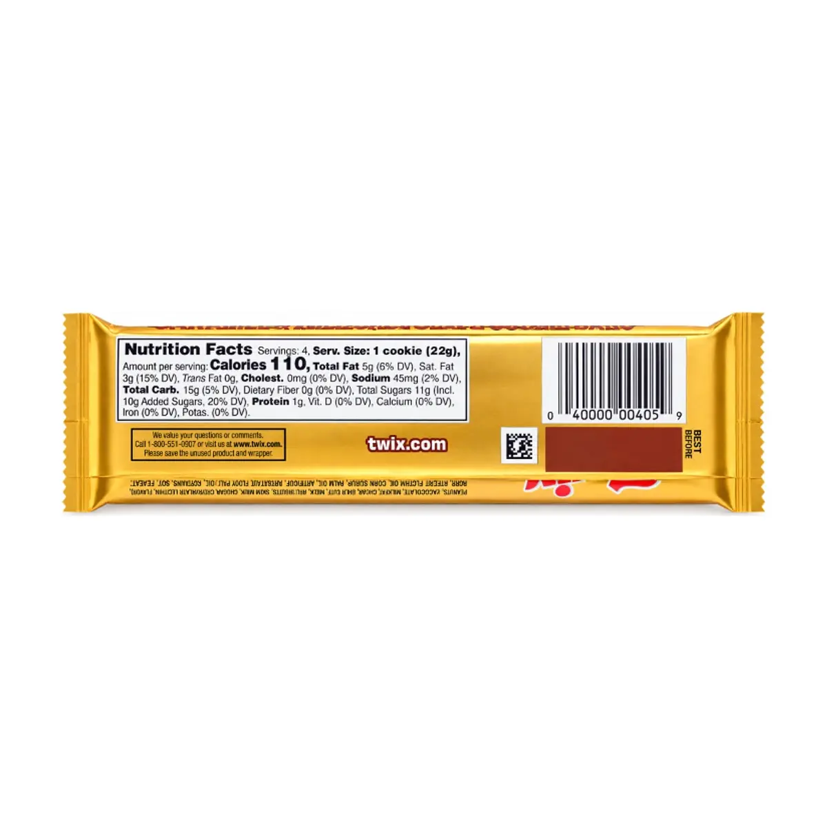 Barra de chocolate con leche y caramelo Twix (85.6 g / 3.02 oz) - Thumbnail 3