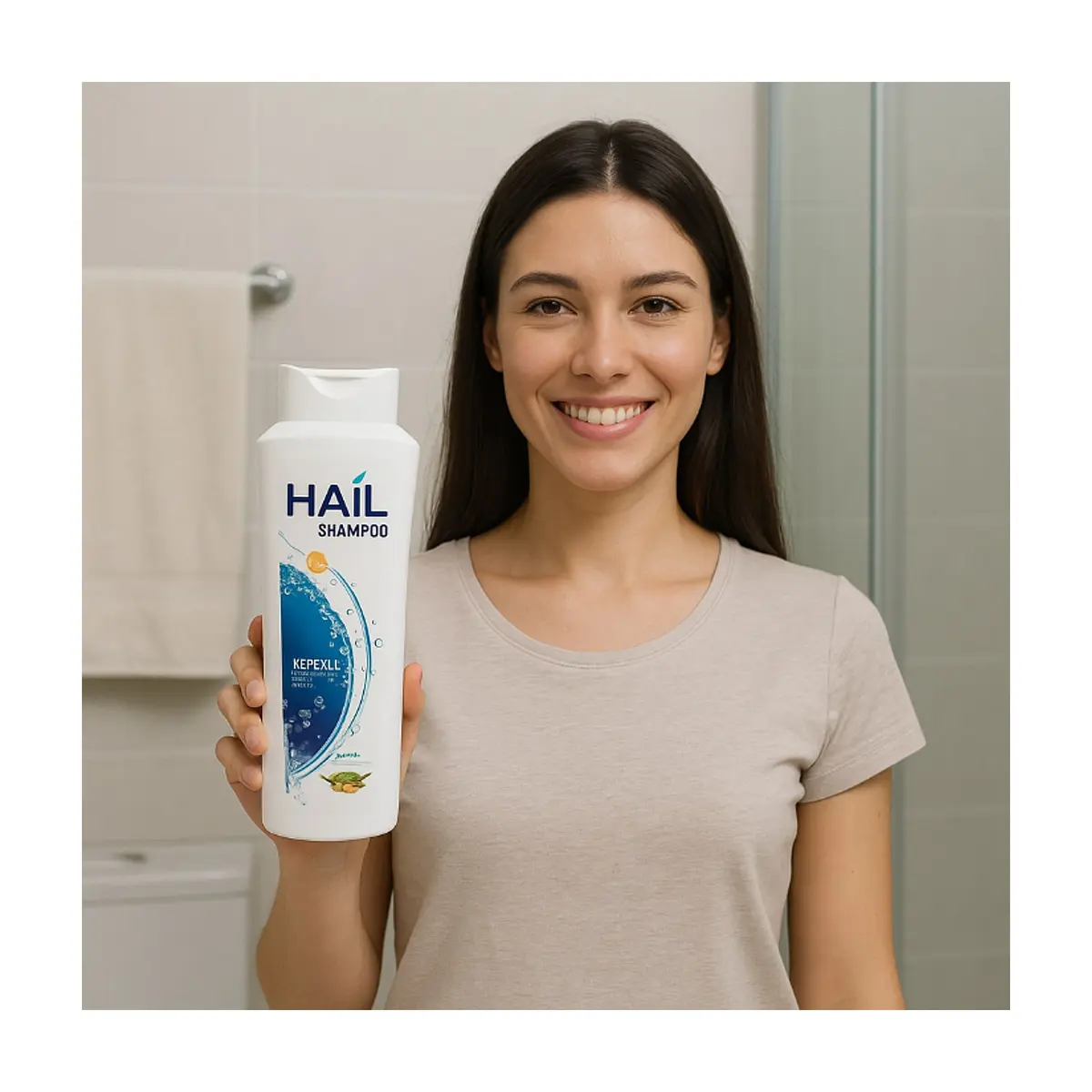 Champú anticaspa de ajo y laurel Hail (600 ml) - Thumbnail 4