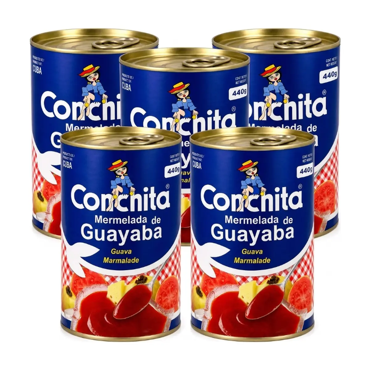 Mermelada de guayaba Conchita (5 x 440 g / 15.5 oz)