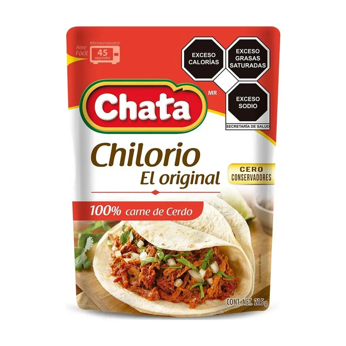 Chilorio de carne de puerco Chata (215 g / 7.58 oz) - Miniatura 1