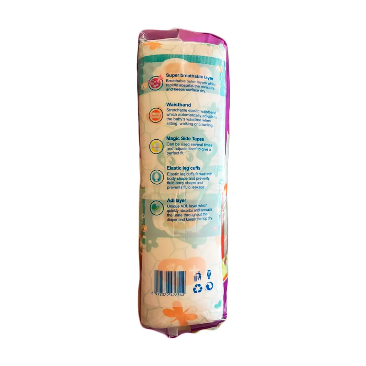 Pañales desechables - culeros - para bebé etapa 4 - Talla XL (50 U) - Thumbnail 3