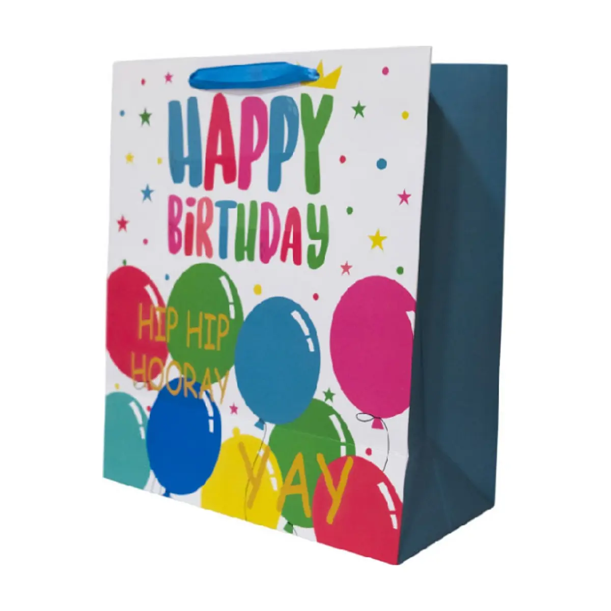 Bolsa de regalo grande con diseño de globos - Thumbnail 2