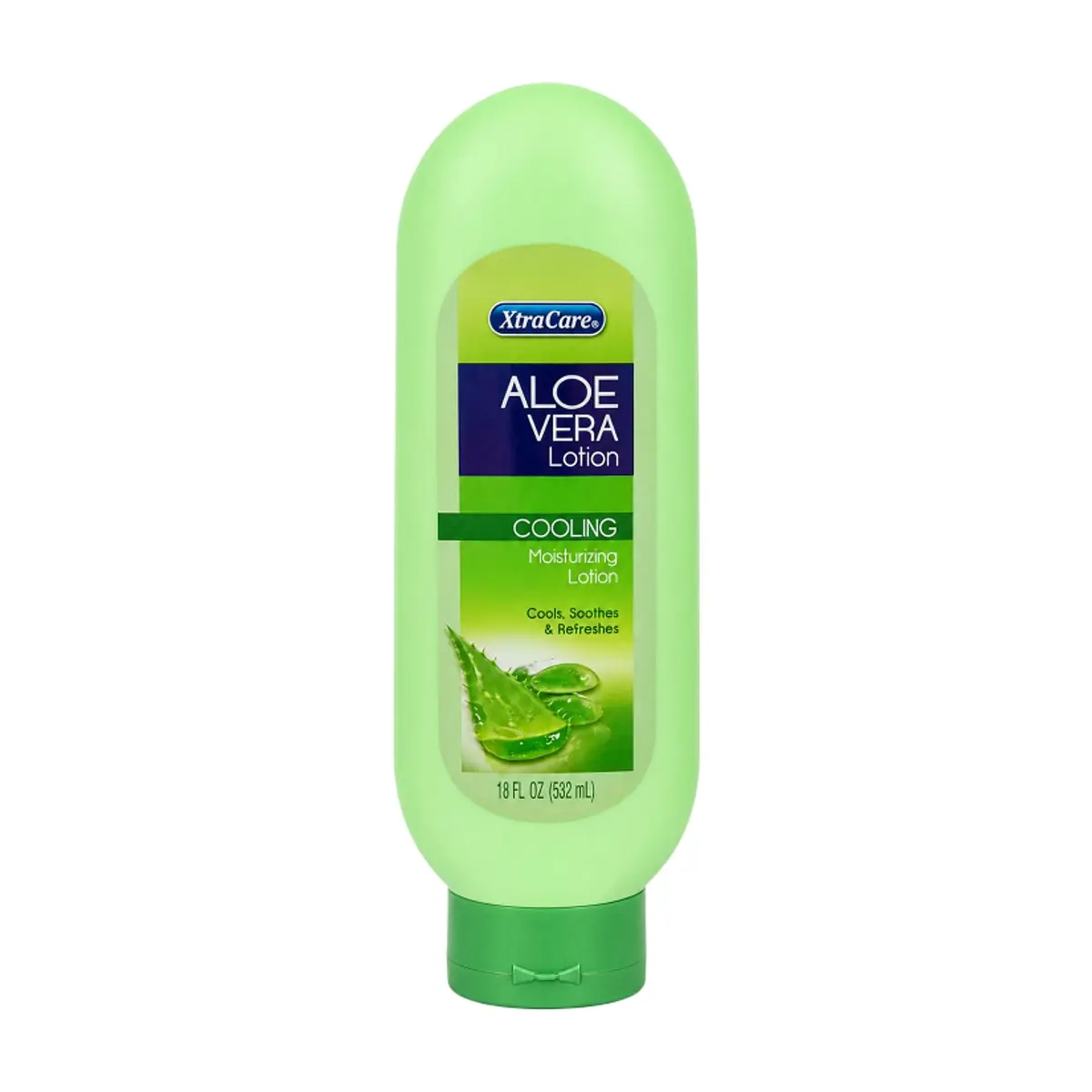 Loción corporal -crema- refrescante de aloe vera XtraCare (532 ml / 18 oz)