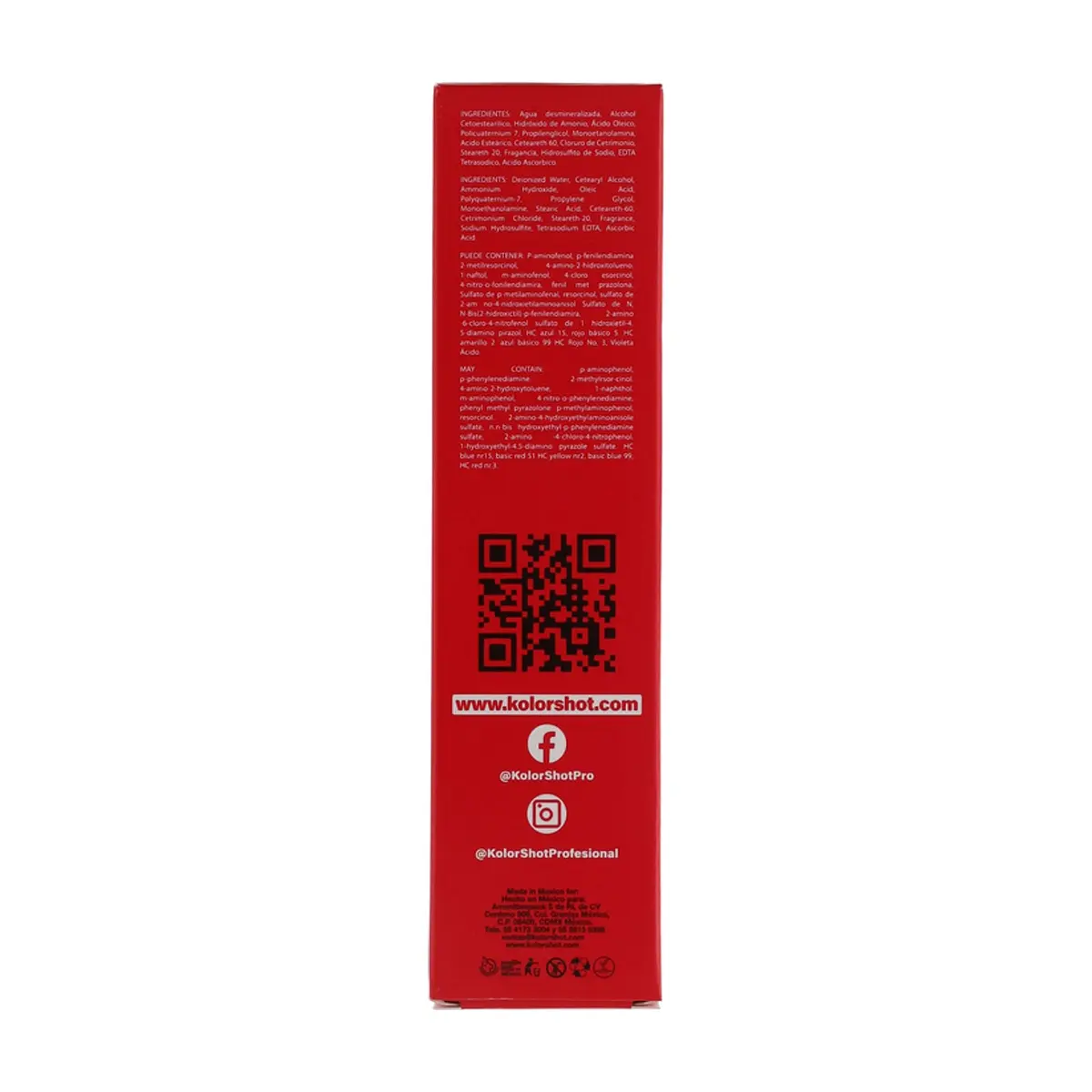 Tinte en crema negro violeta 1V Kolor Shot (90 g / 3.17 oz) - Miniatura 4