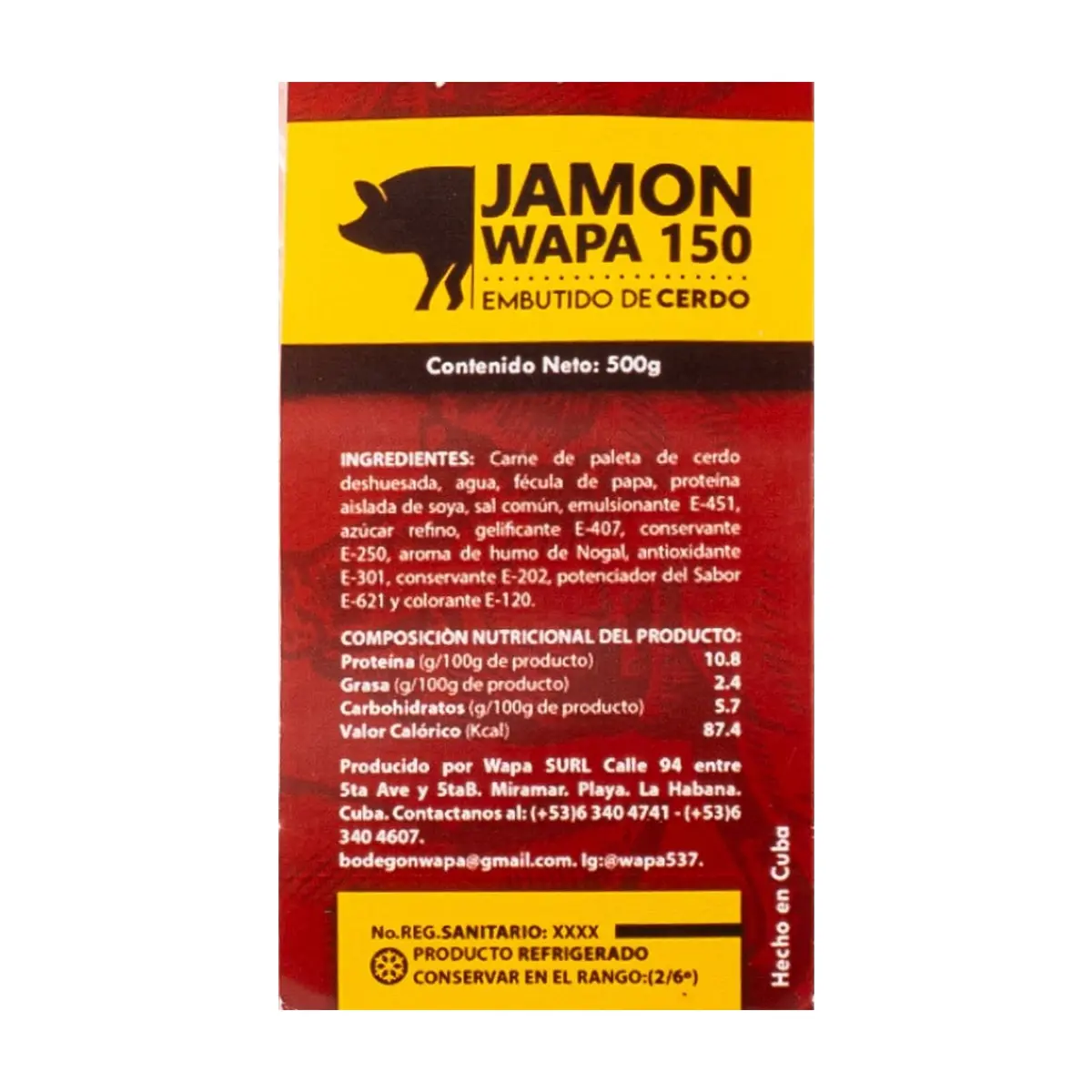 Jamón 150 Wapa (2 kg / 4.4 lb) - Thumbnail 2