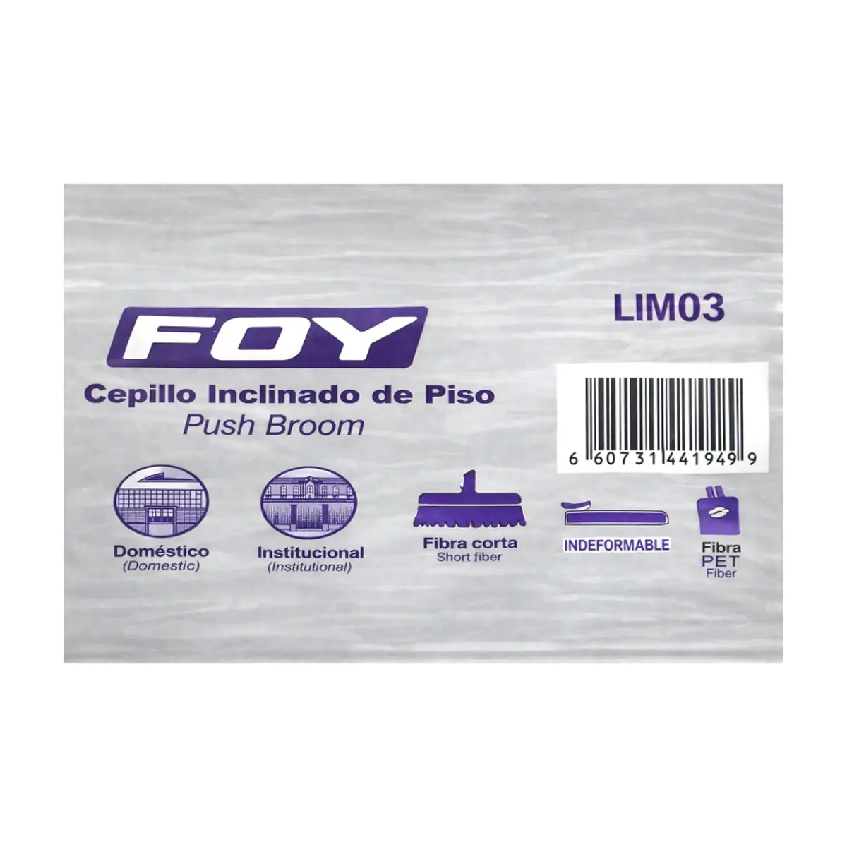 Escoba tipo cepillo inclinado Foy LIM03 - Miniatura 3