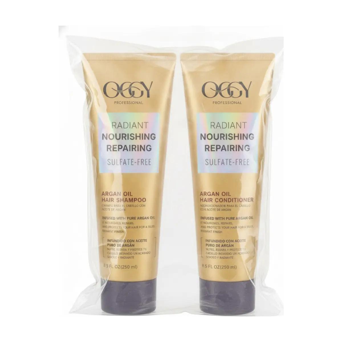 Set de champú y acondicionador con aceite de argán Ocgy Professional - Thumbnail 3