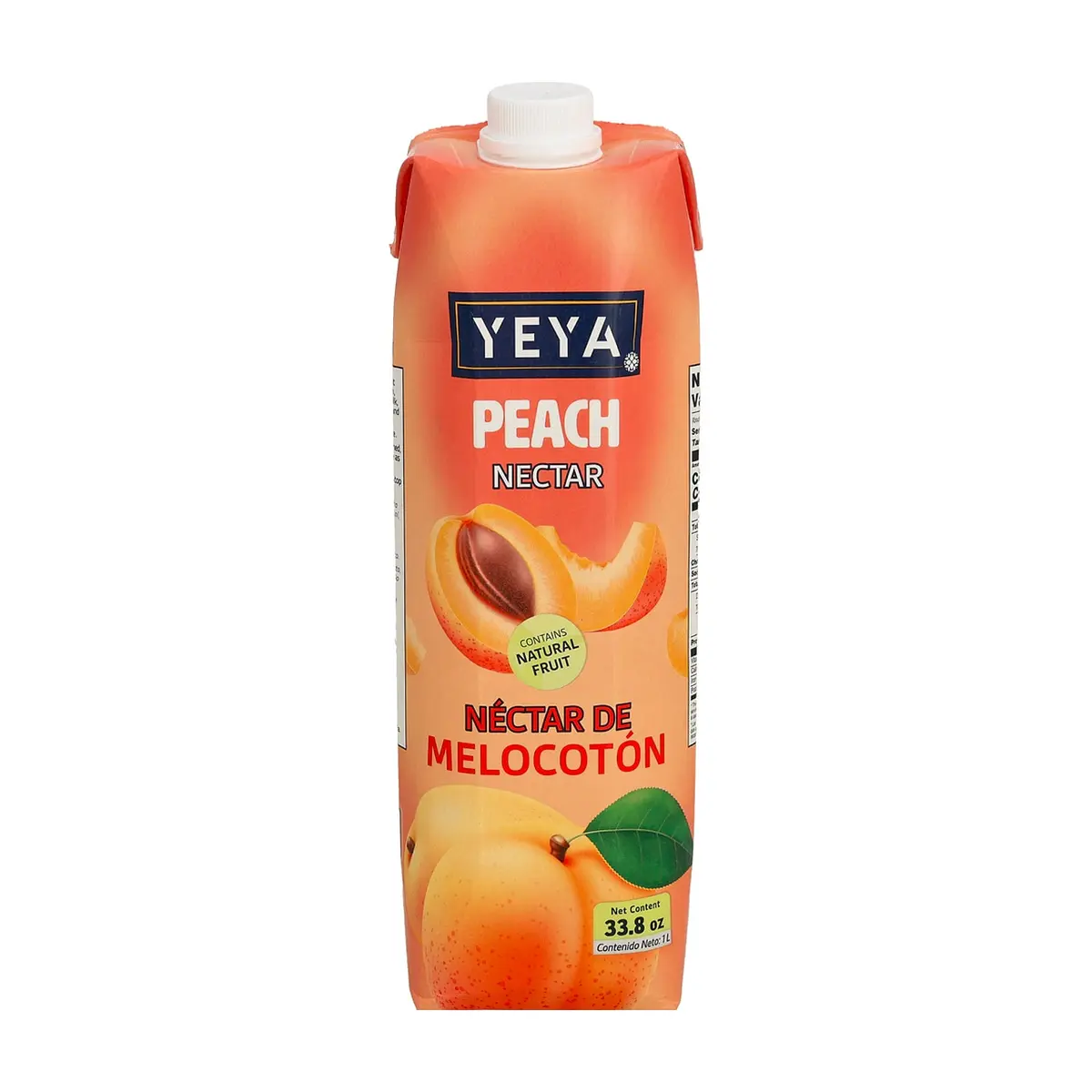 Néctar de melocotón YEYA (12 x 1 L / 33.8 fl oz) - Thumbnail 2