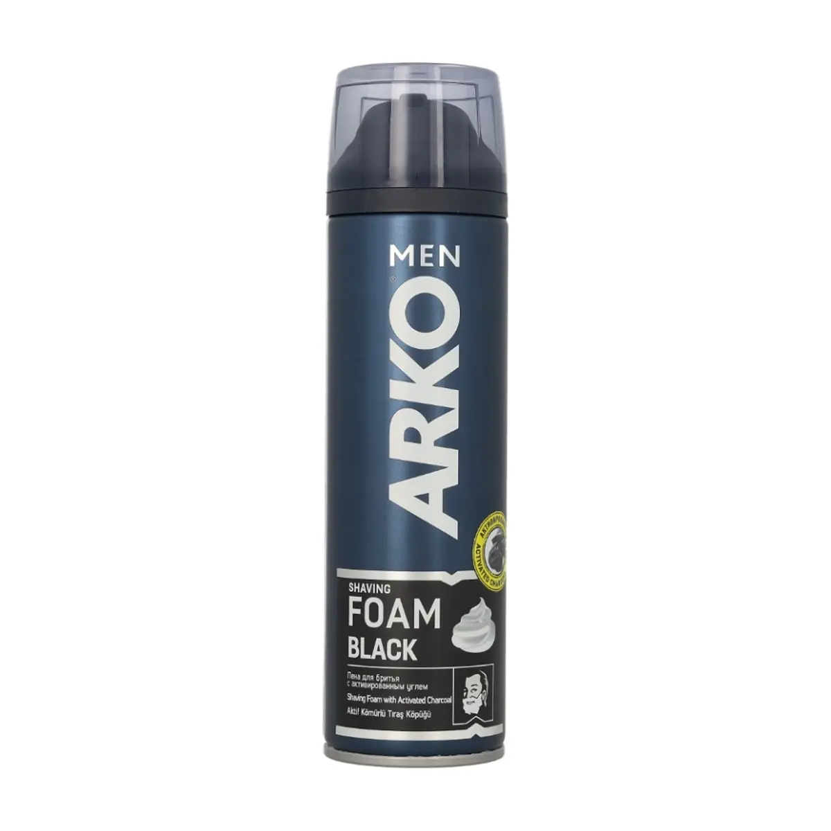 Espuma de afeitar negra Arko (200 ml)