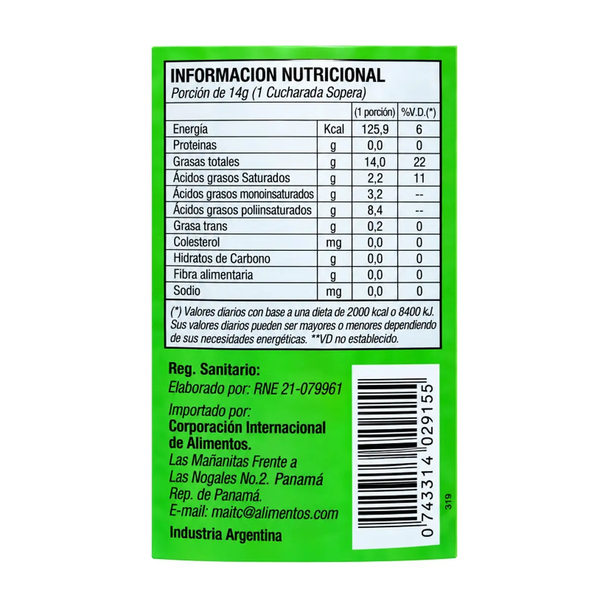Aceite de soya refinado Rubi (900 ml) - Thumbnail 4