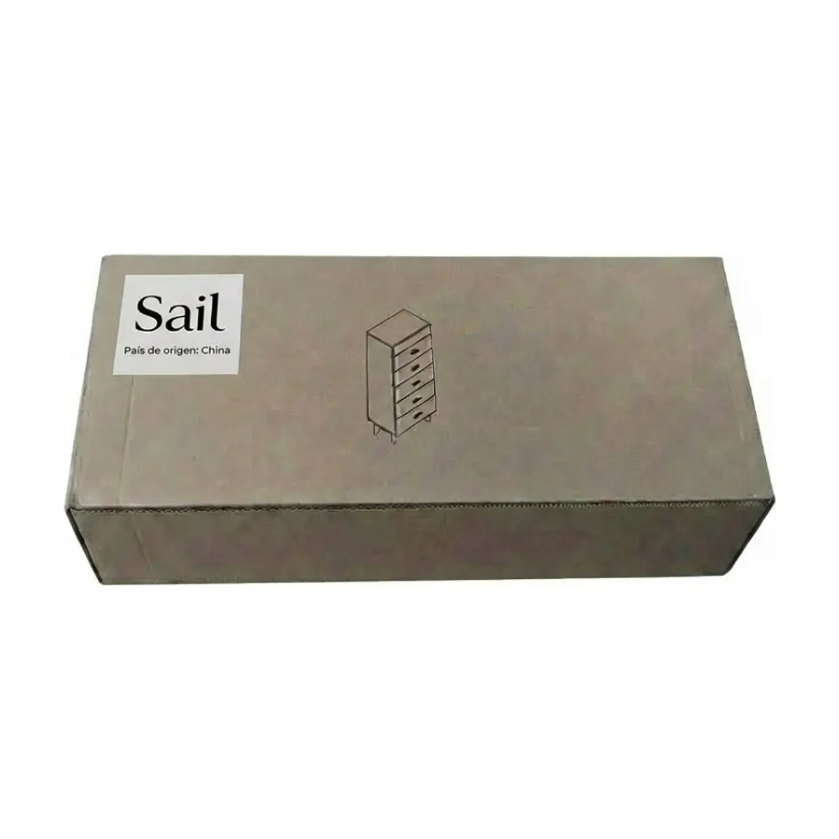 Gavetero alto con 6 cajones Sail - Miniatura 4