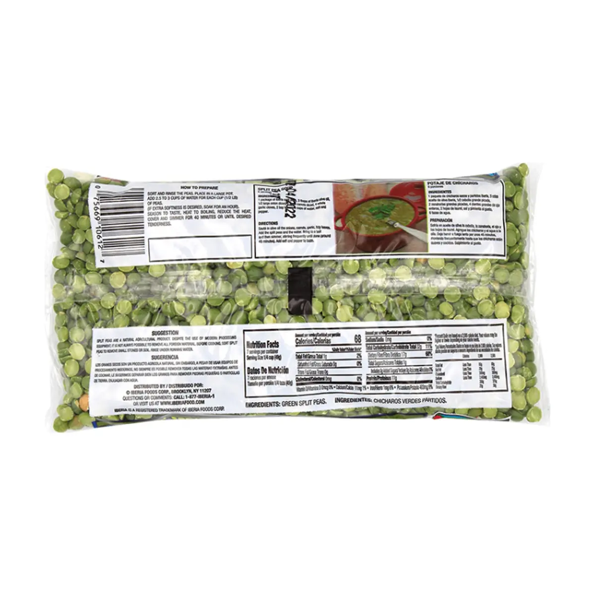 Chícharos verdes partidos Iberia (340 g / 12 oz) - Thumbnail 2