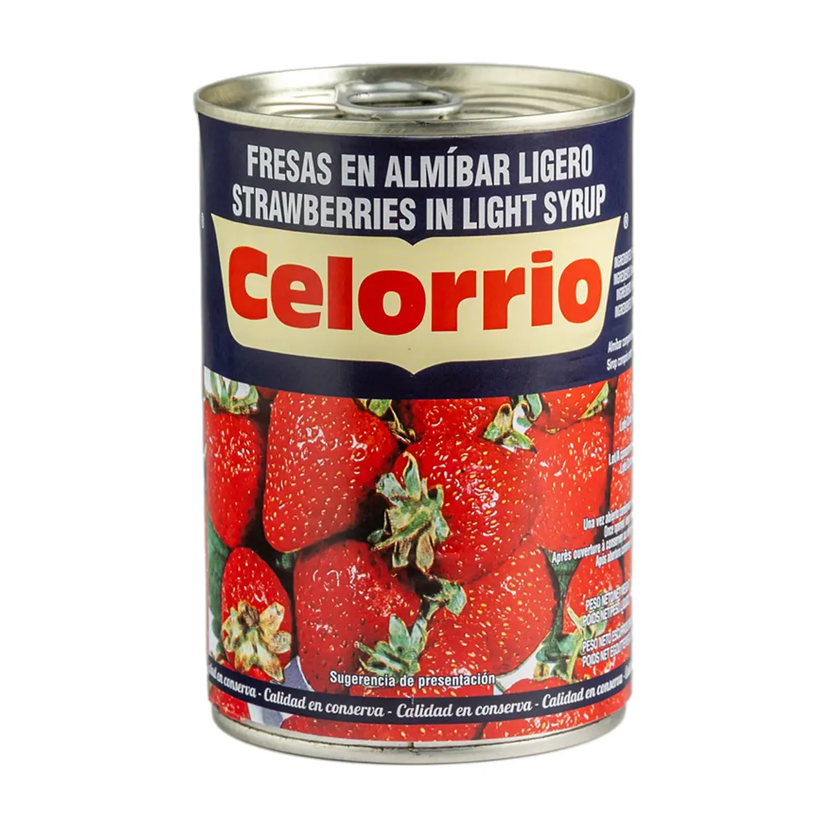 Fresas en almíbar ligero Celorrio (410 g / 14.46 oz) - Miniatura 1