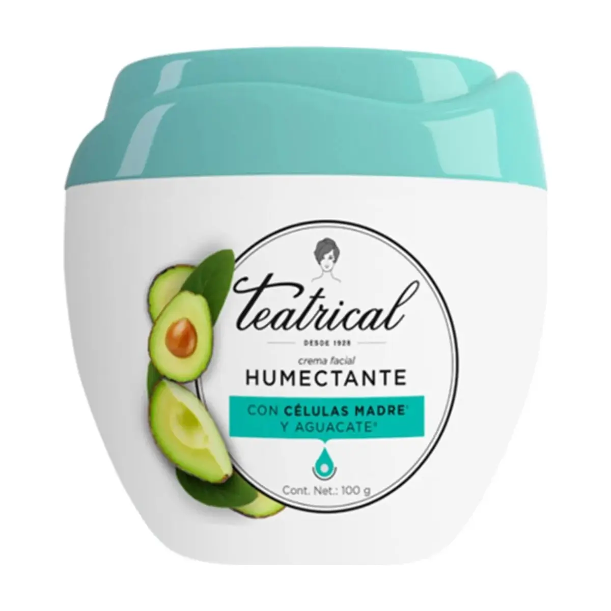 Crema facial humectante con células madre y aguacate Teatrical (100 g / 3.4 oz) - Miniatura 3