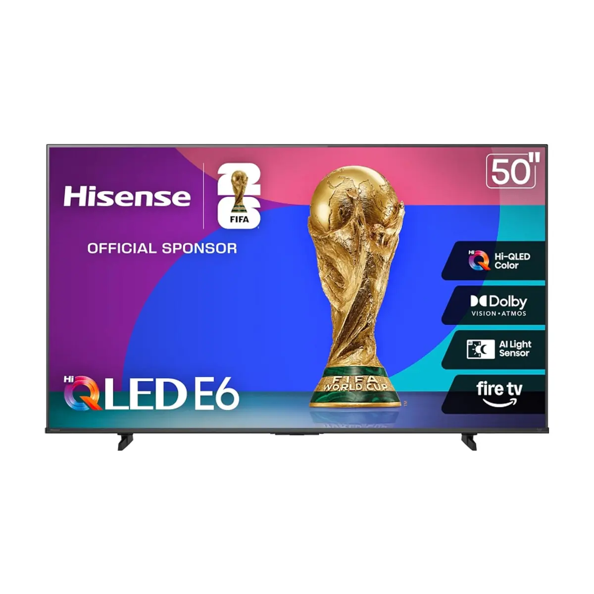Televisor inteligente Hisense Fire TV QLED 4K UHD de 50" 50E6QF