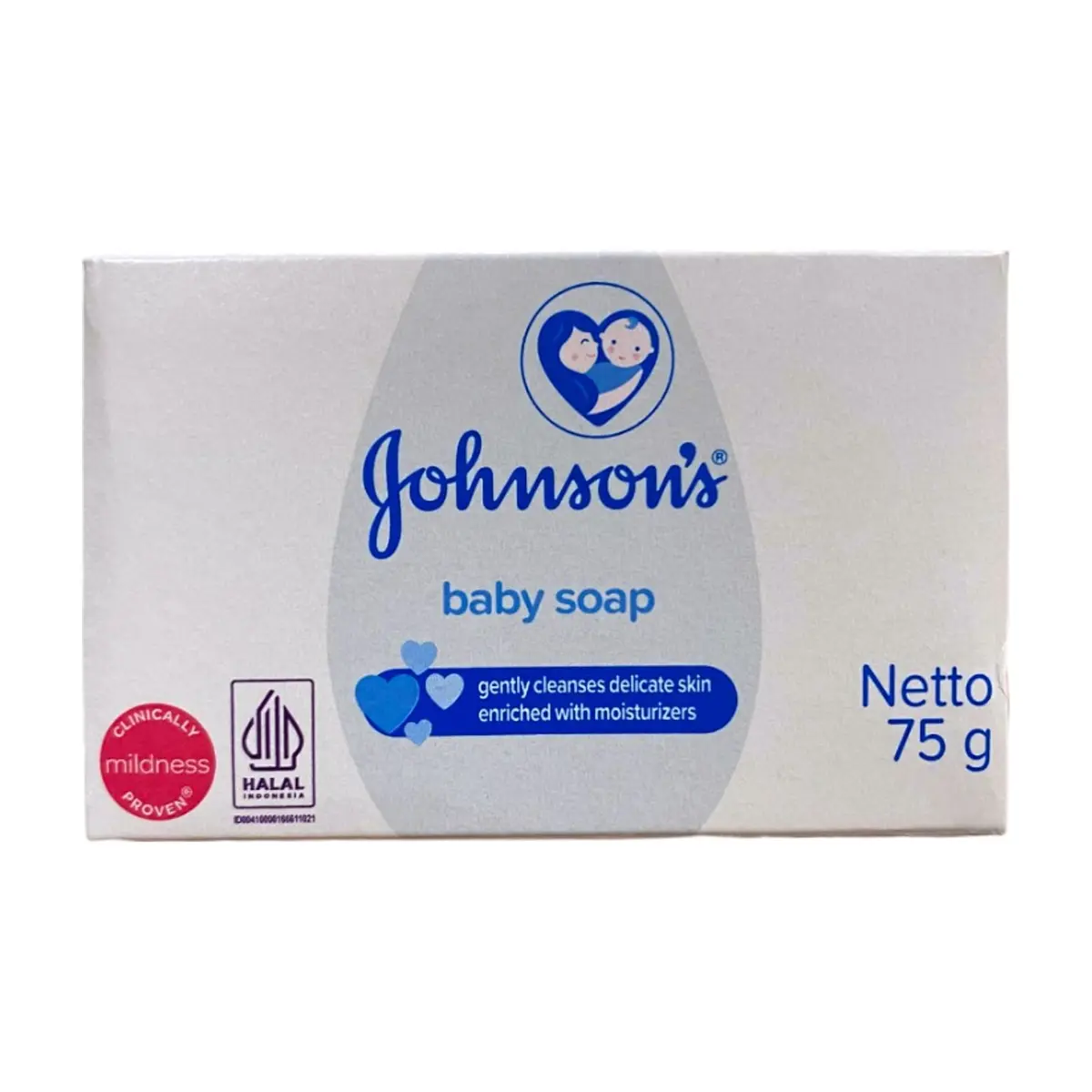 Jabón para bebé con fórmula hidratante Johnson´s (75 g / 2.64 oz)