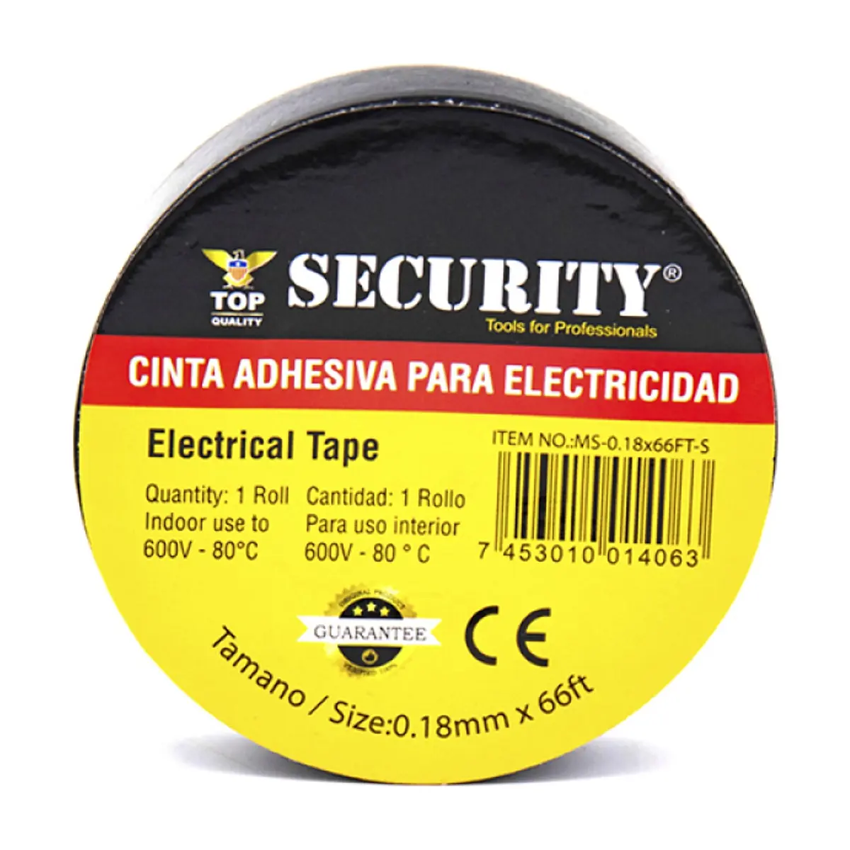 Cinta adhesiva de PVC para electricidad Security (66 ft / 20 m) - Thumbnail 2