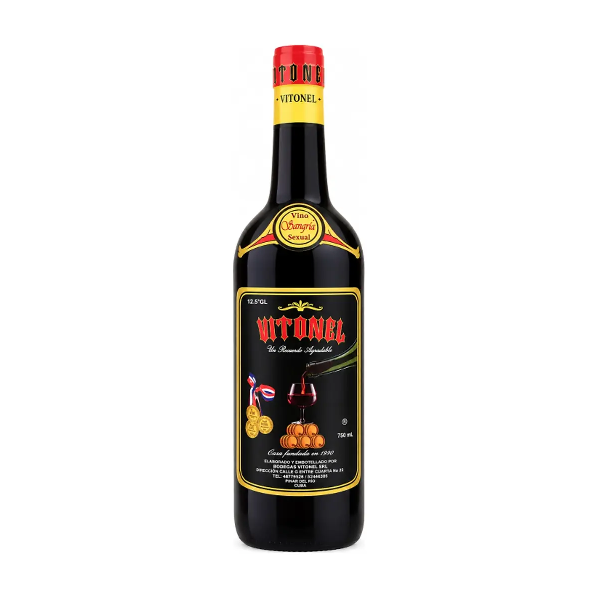 Sangría de vino dulce moscatel Vitonel (750 ml)