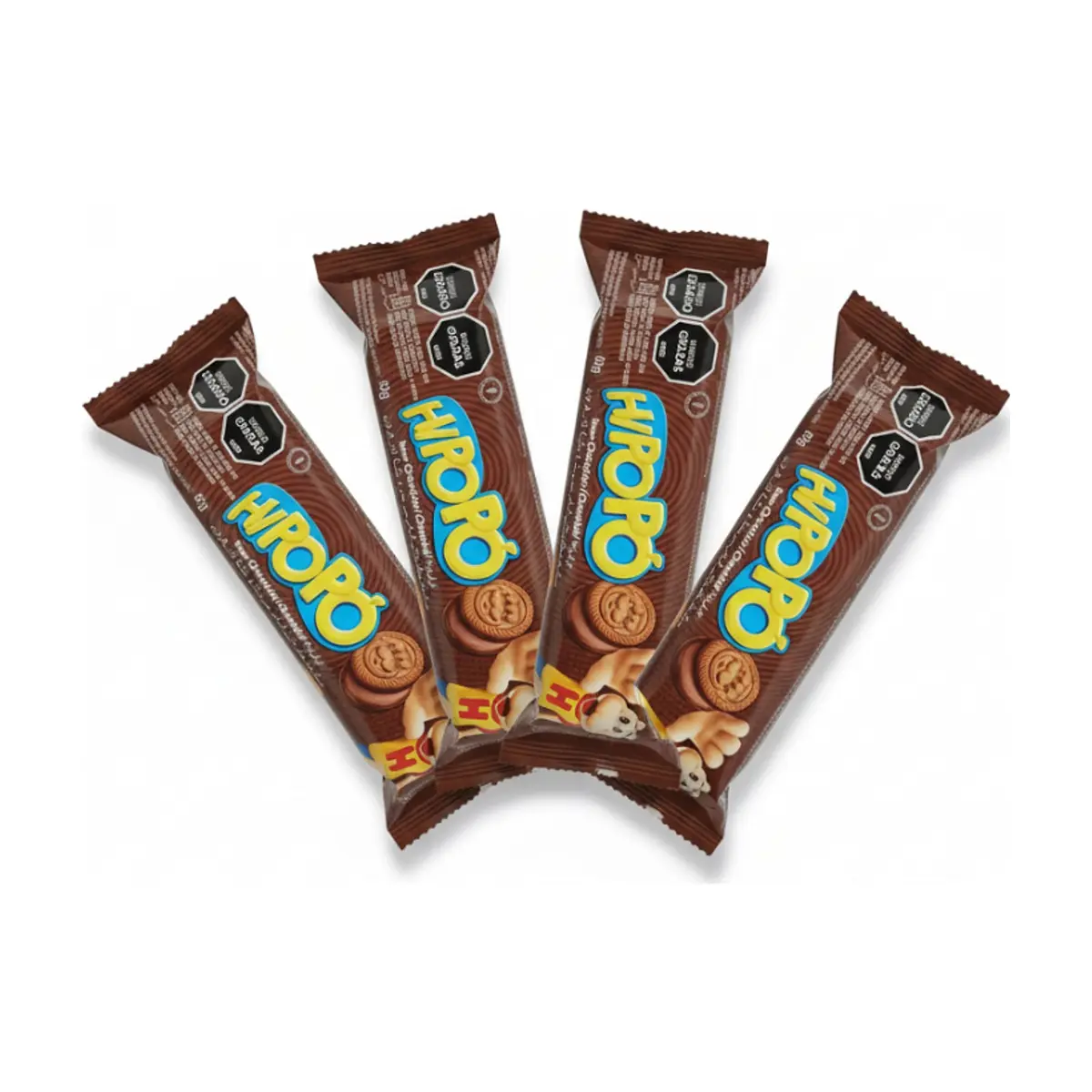 Galletas rellenas sabor chocolate Hipopó (4 x 80 g / 2.82 oz)
