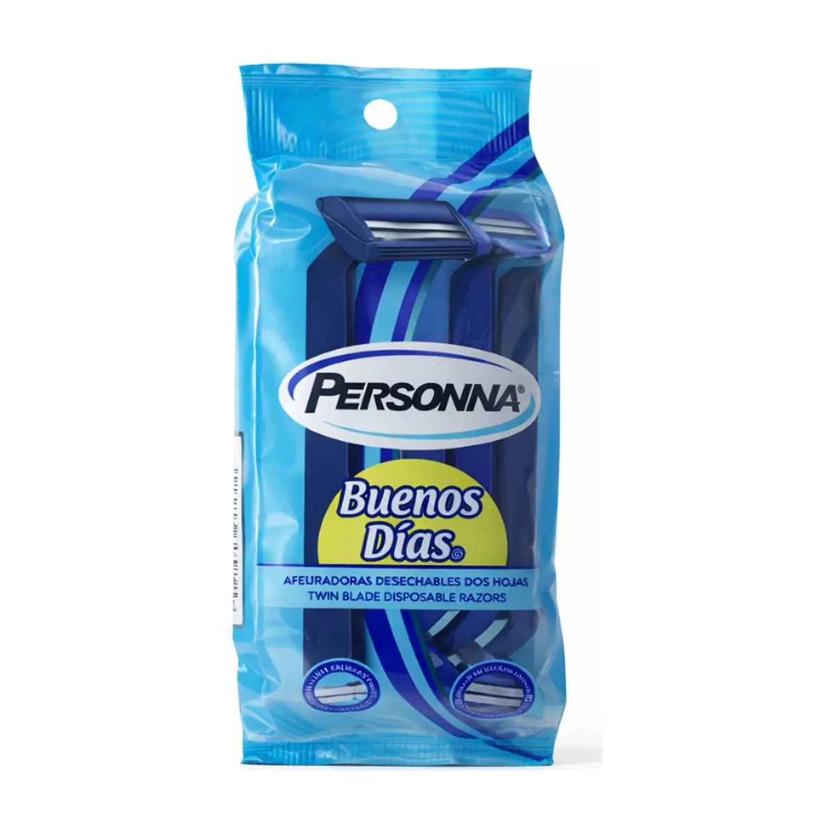 Máquina de afeitar desechable de hoja doble Personna Buenos Días (10 U) - Thumbnail 8