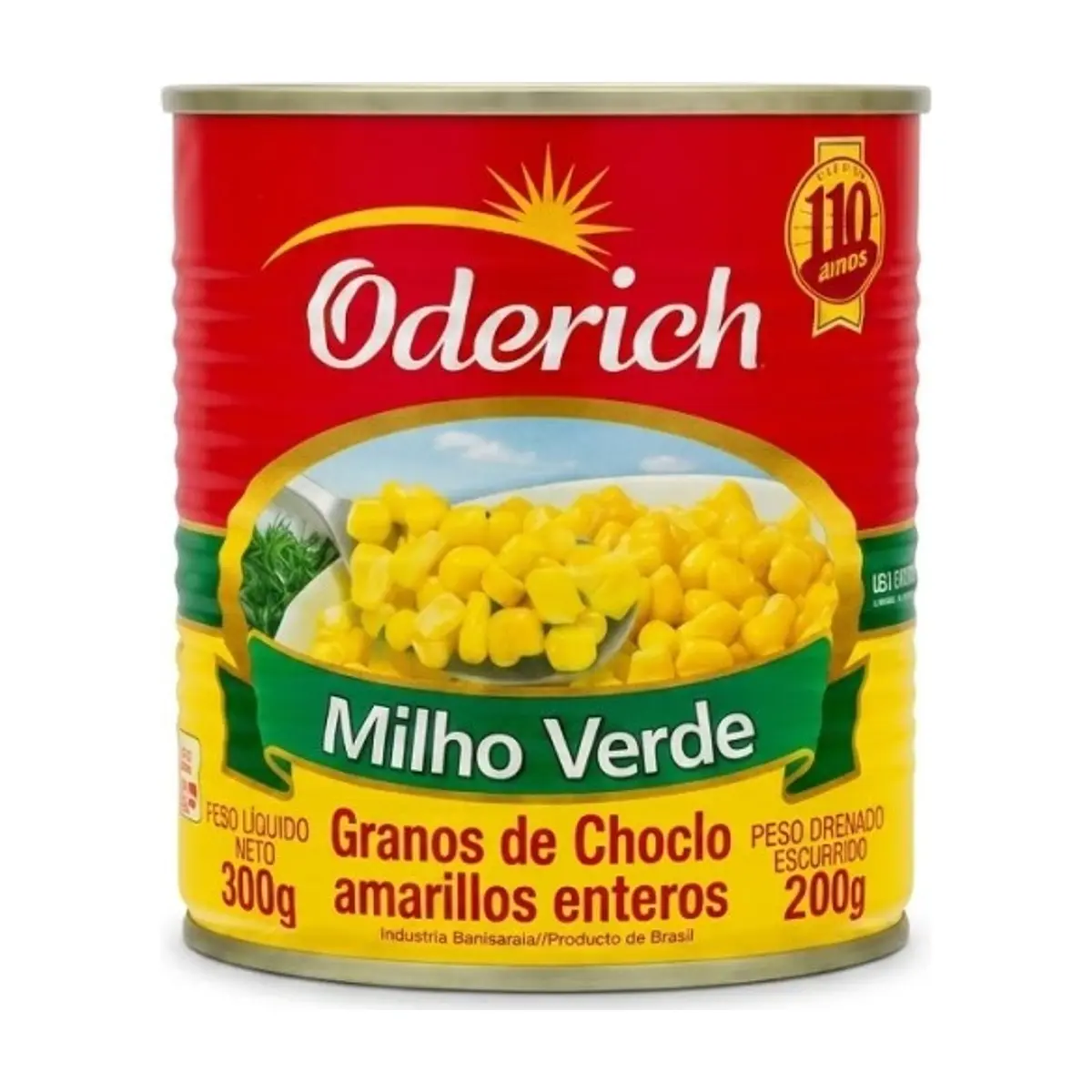 Maíz Dulce en Grano Choclo (300g) ODERICH