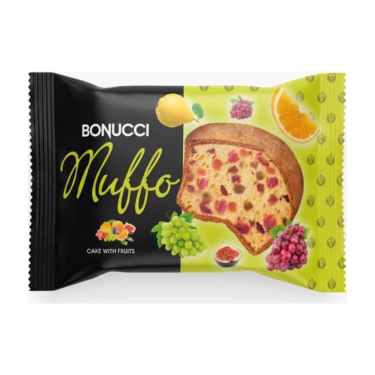 Pastelito de vainilla relleno de frutas Muffo Bonucci (40 g 1.41 oz)