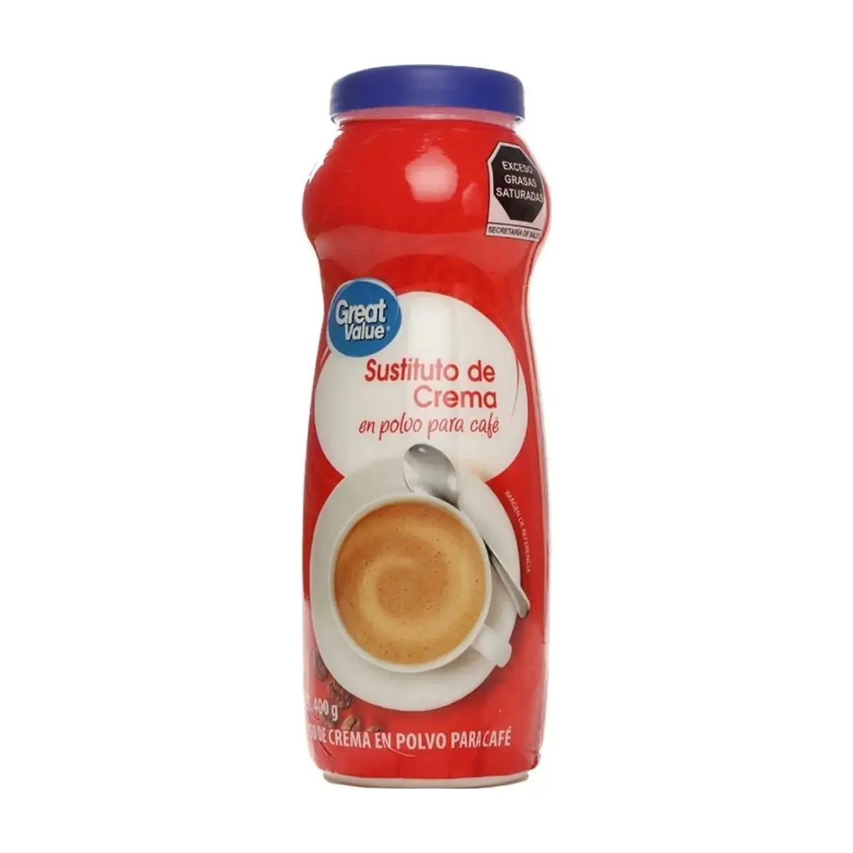 Sustituto de crema en polvo para café Great Value (400 g / 14.11 oz)