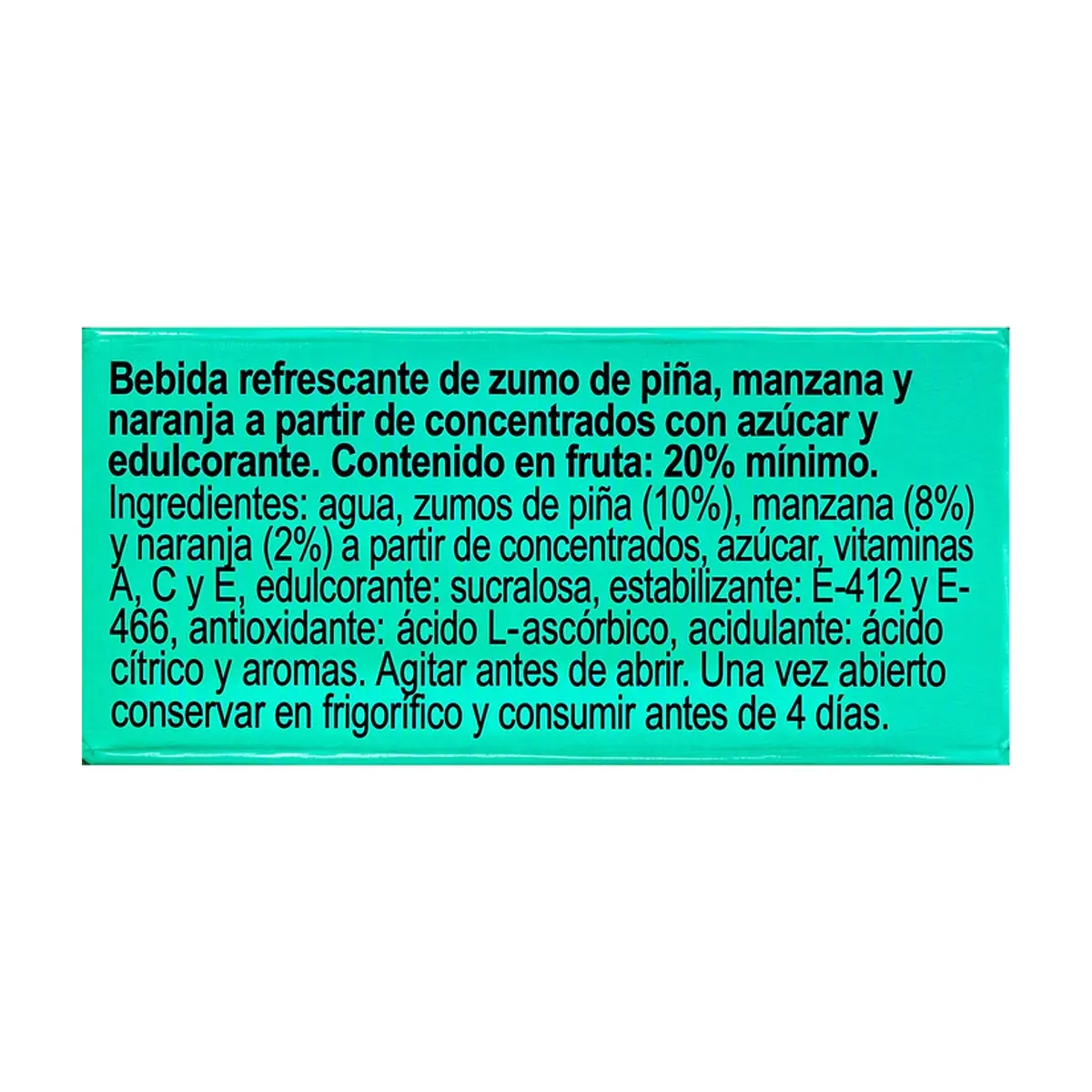 Bebida refrescante bahamas Vita Luz (200 ml) - Thumbnail 4