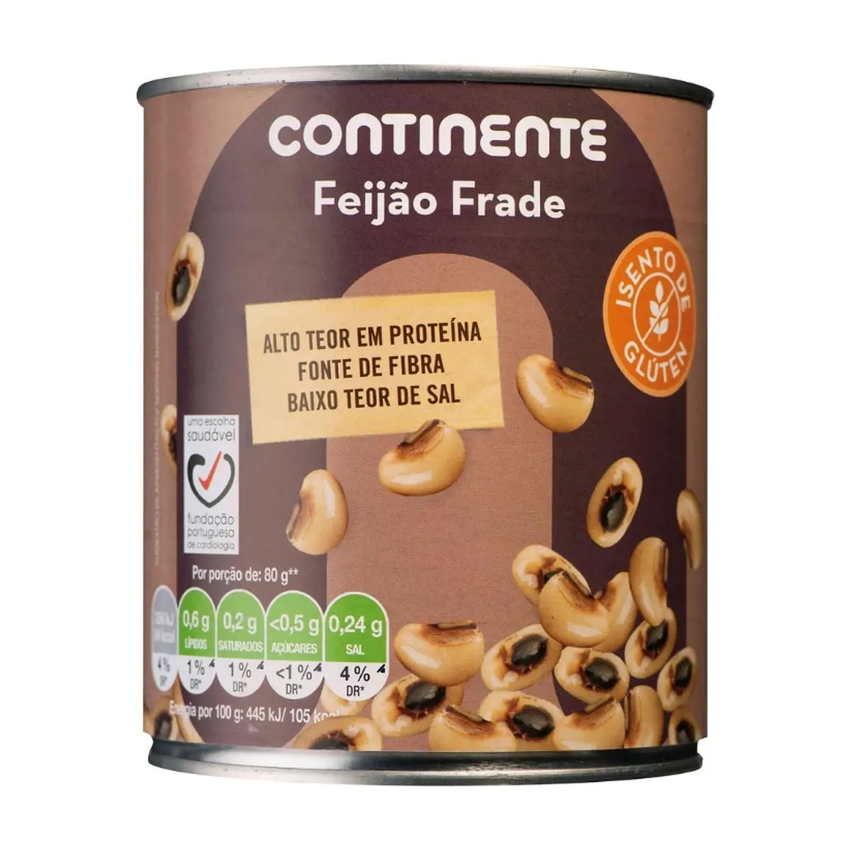 Judías carilla cocidas Continente (830 g / 1.83 lb)