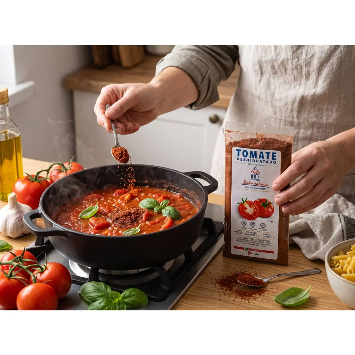Tomate natural deshidratado Habanatados (40 g / 1.41 oz) - Miniatura 4