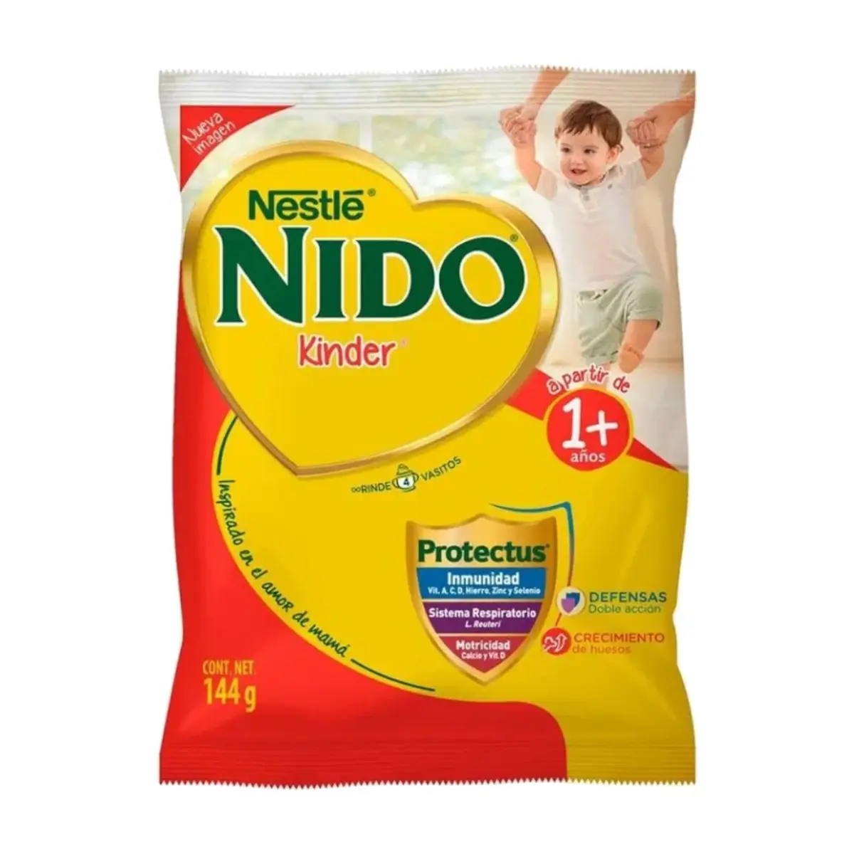 Alimento fortificado a base de leche para niños de 1 a 3 años Nestlé Nido (144 g / 5.07 oz) - Thumbnail 4