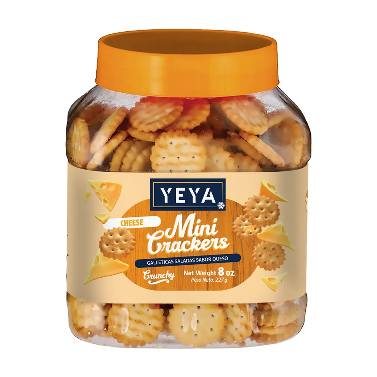 Galleticas saladas sabor queso YEYA (227 g / 8 oz)