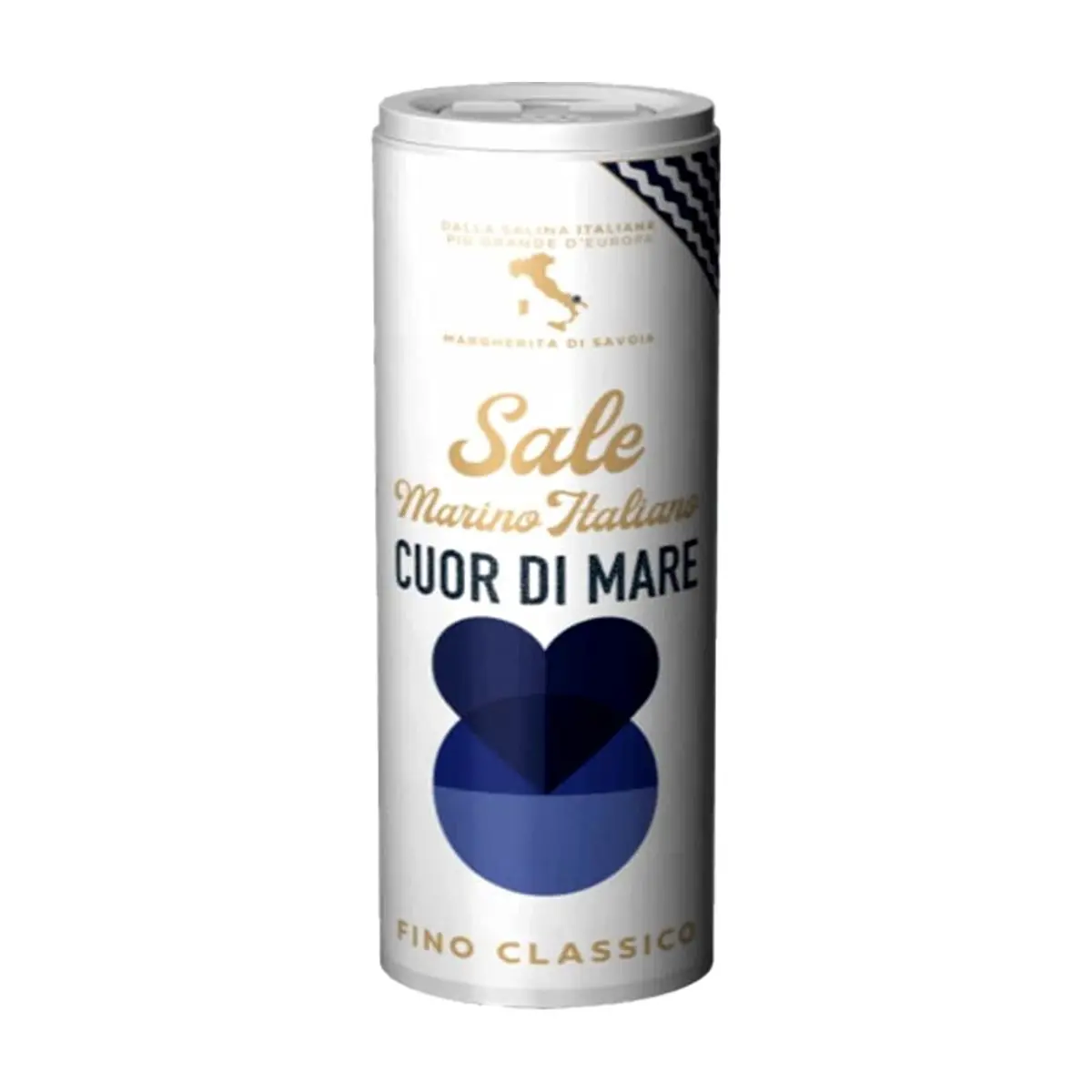 Salero con sal marina fina Cuor Di Mare (250 g / 8.81 oz)