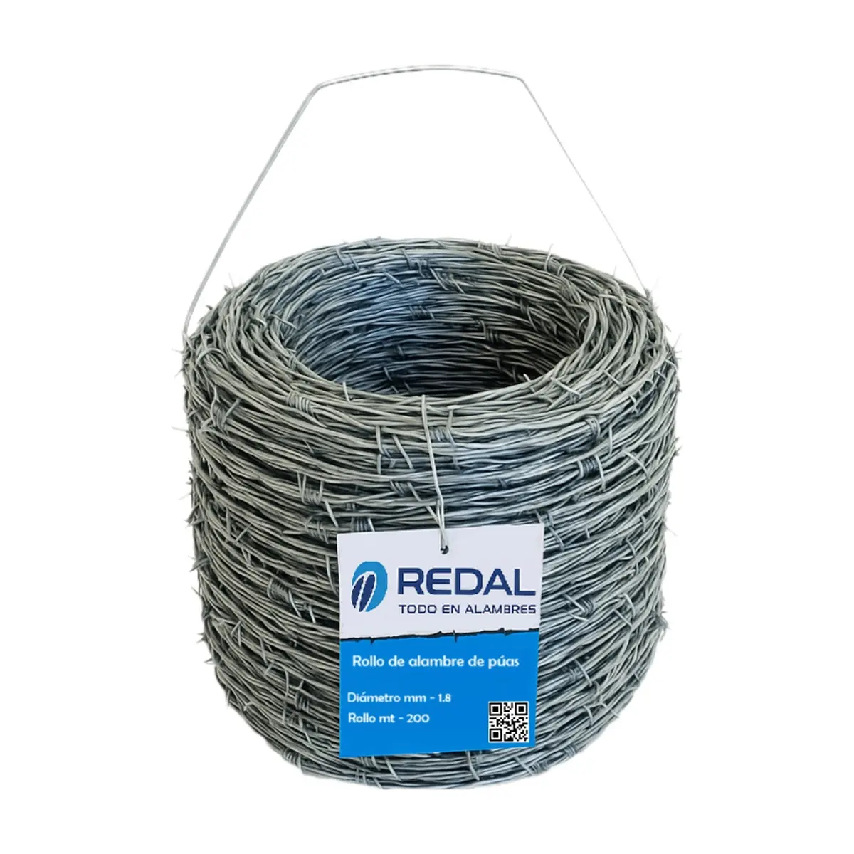 Rollo de alambre de púas 200 m Redal