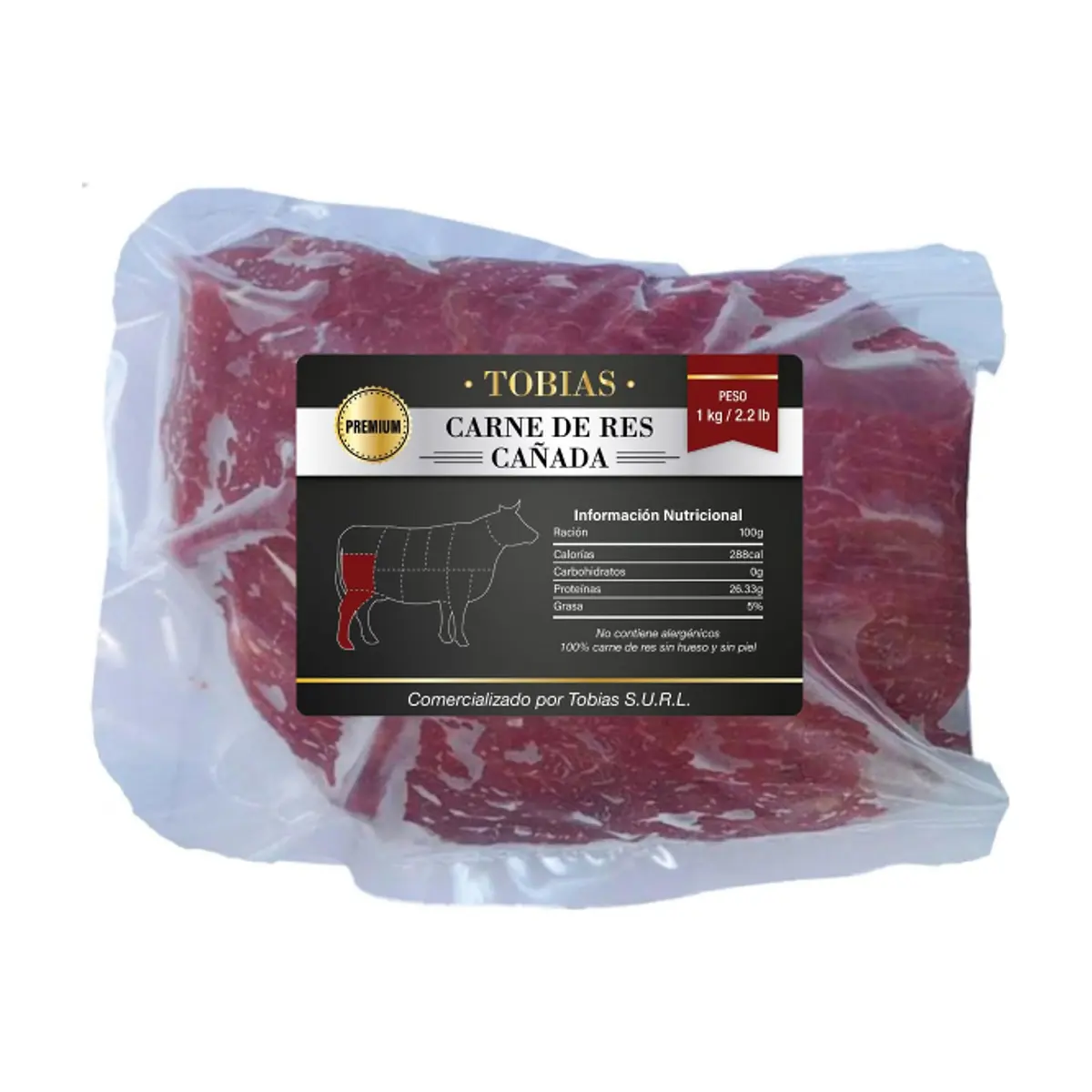 Cañada de res Tobías (1 kg / 2.2 lb) - Thumbnail 3