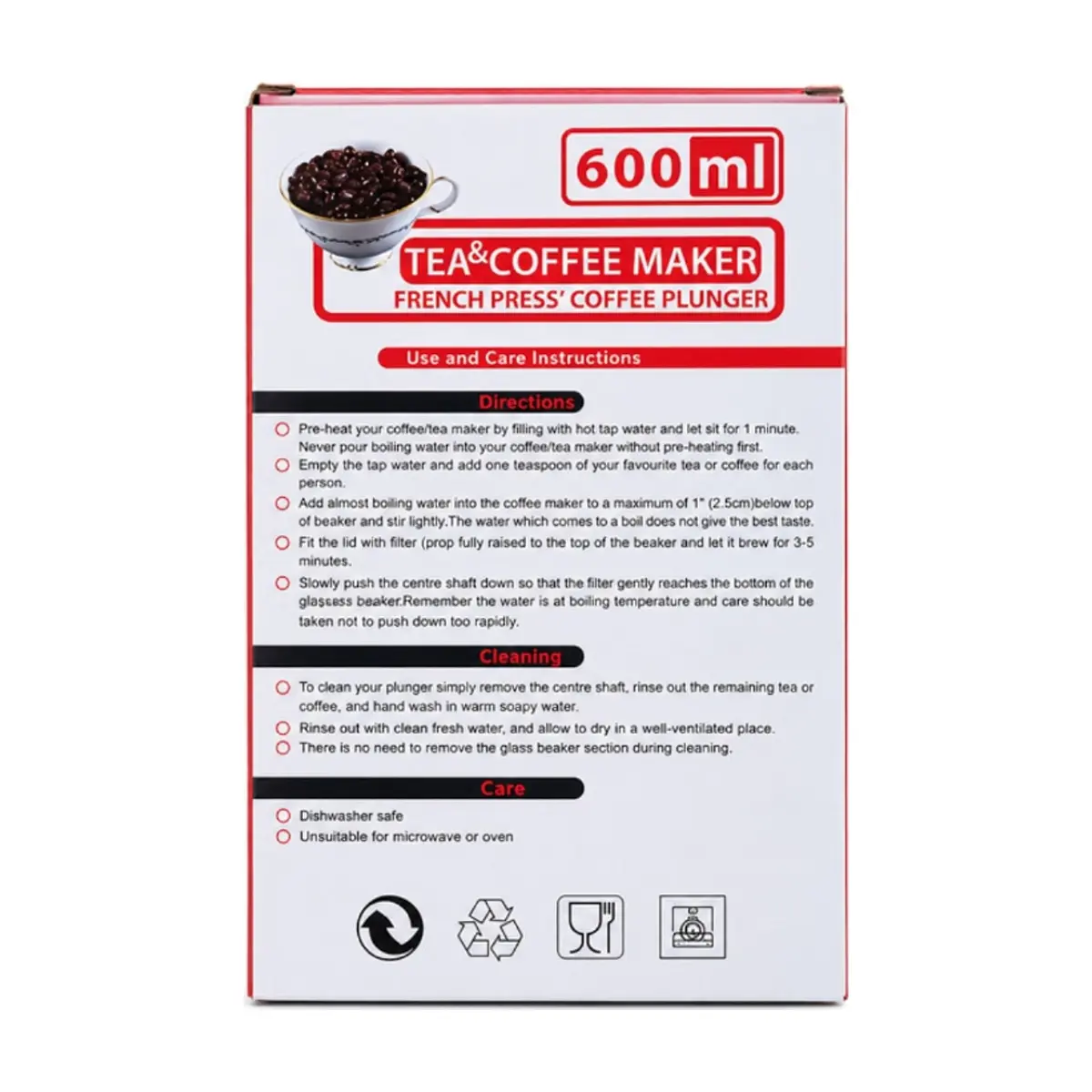 Preparadora de té y café XL Soluciones (600 ml) - Miniatura 3